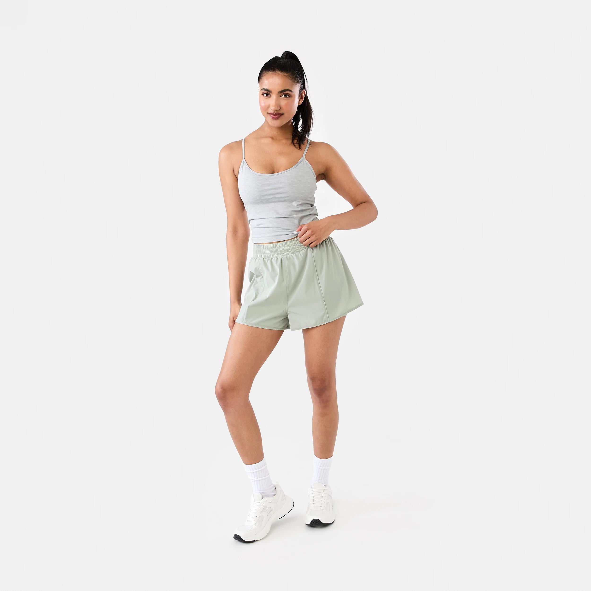 1 Active Womens Running Shorts LINDSEY GREEN, 1 of 7