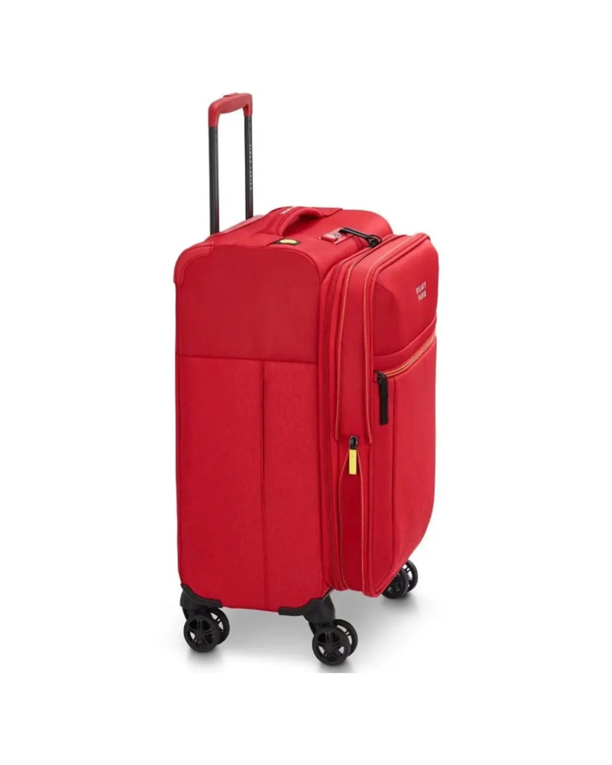 3 Delsey Brochant 3 Small 55 cm Expandable Travel Carry-On Suitcase TSA Lock - Red, 3 of 7