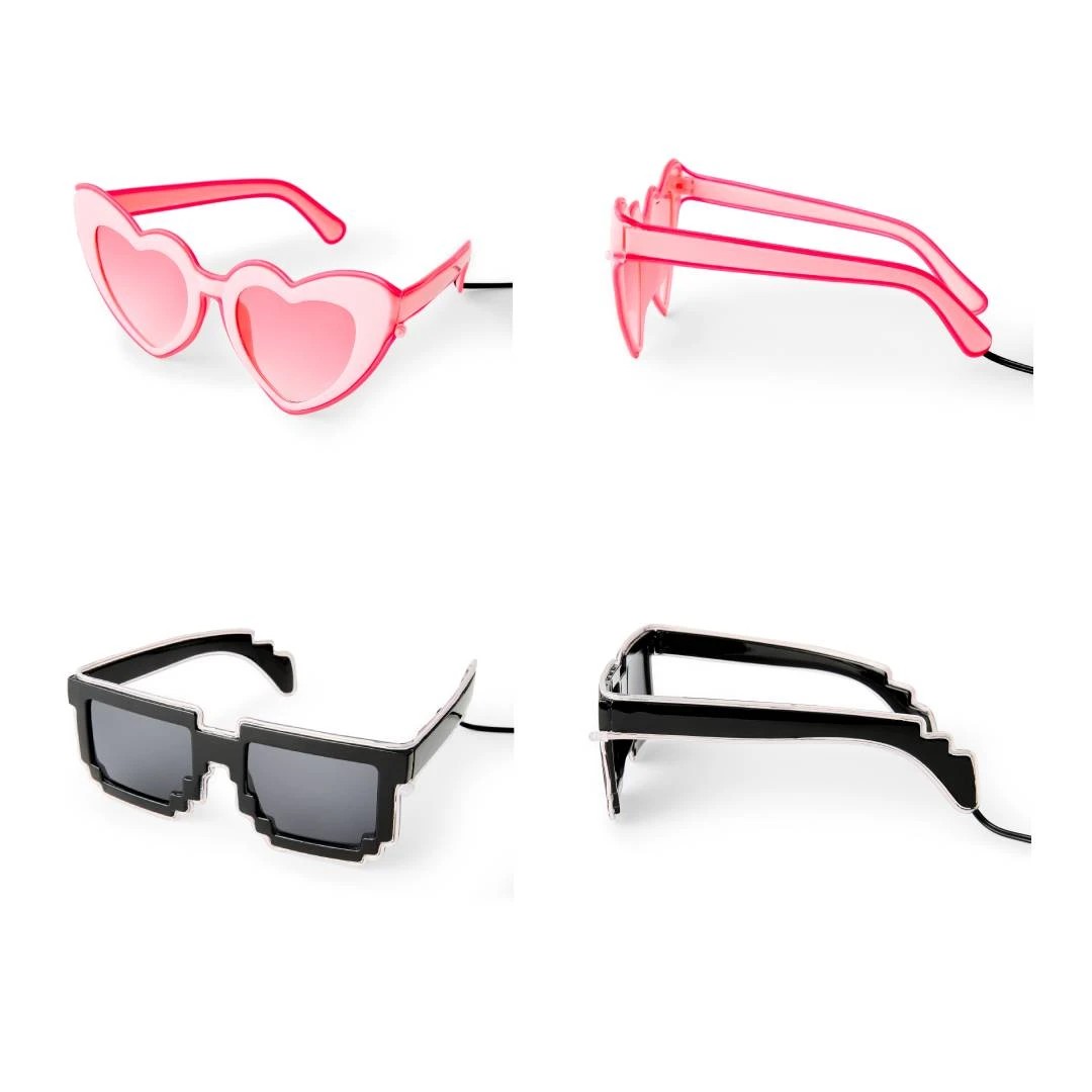 5 Light Up Glasses - Assorted, 5 of 6