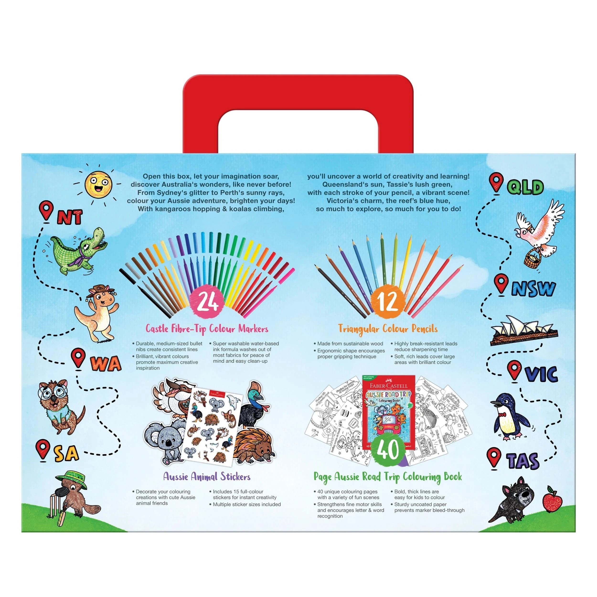4 Faber-Castell Aussie Road Trip Activity Set - Multi, 4 of 4