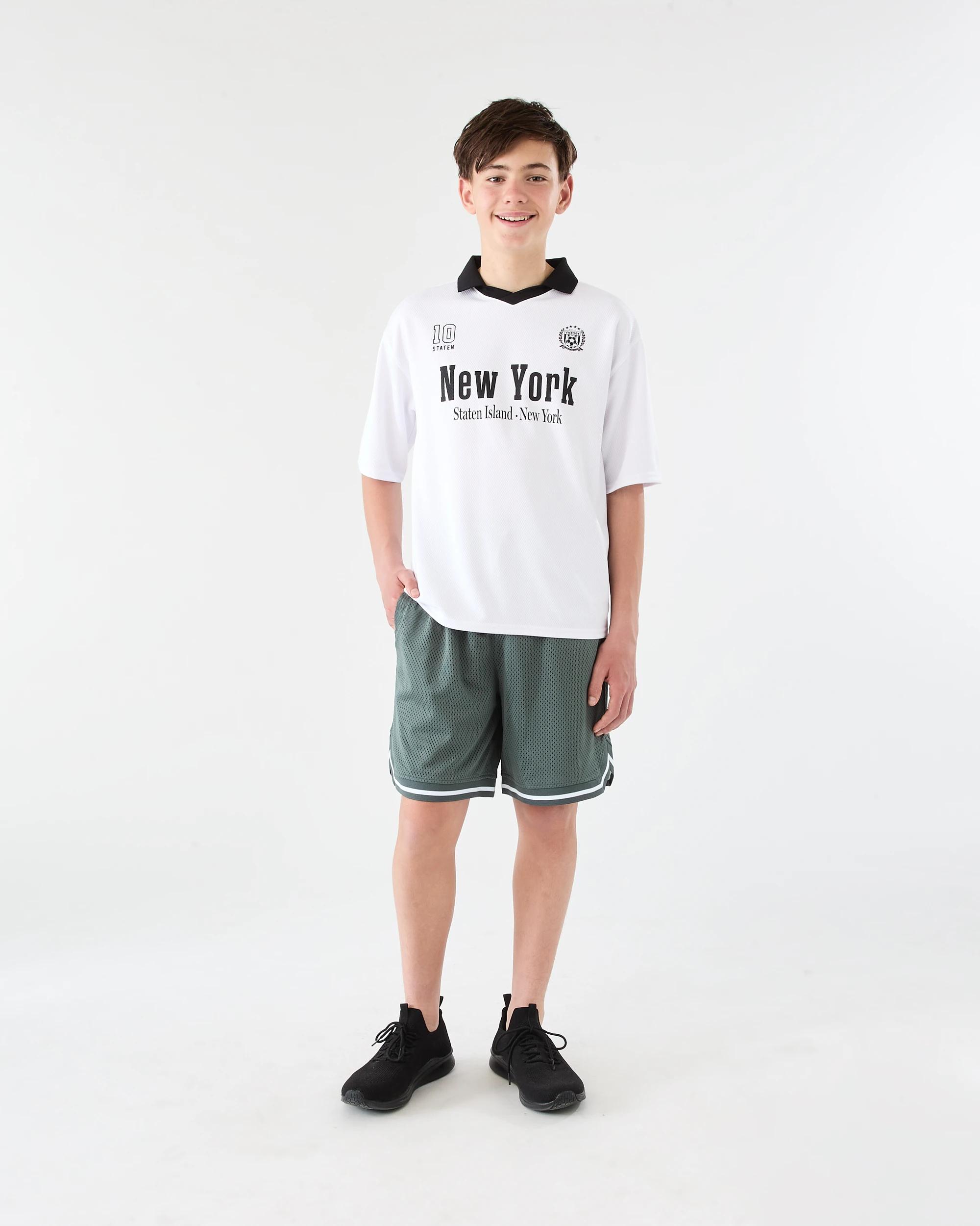 5 Active Kids Mesh Shorts Seaglass, 5 of 6