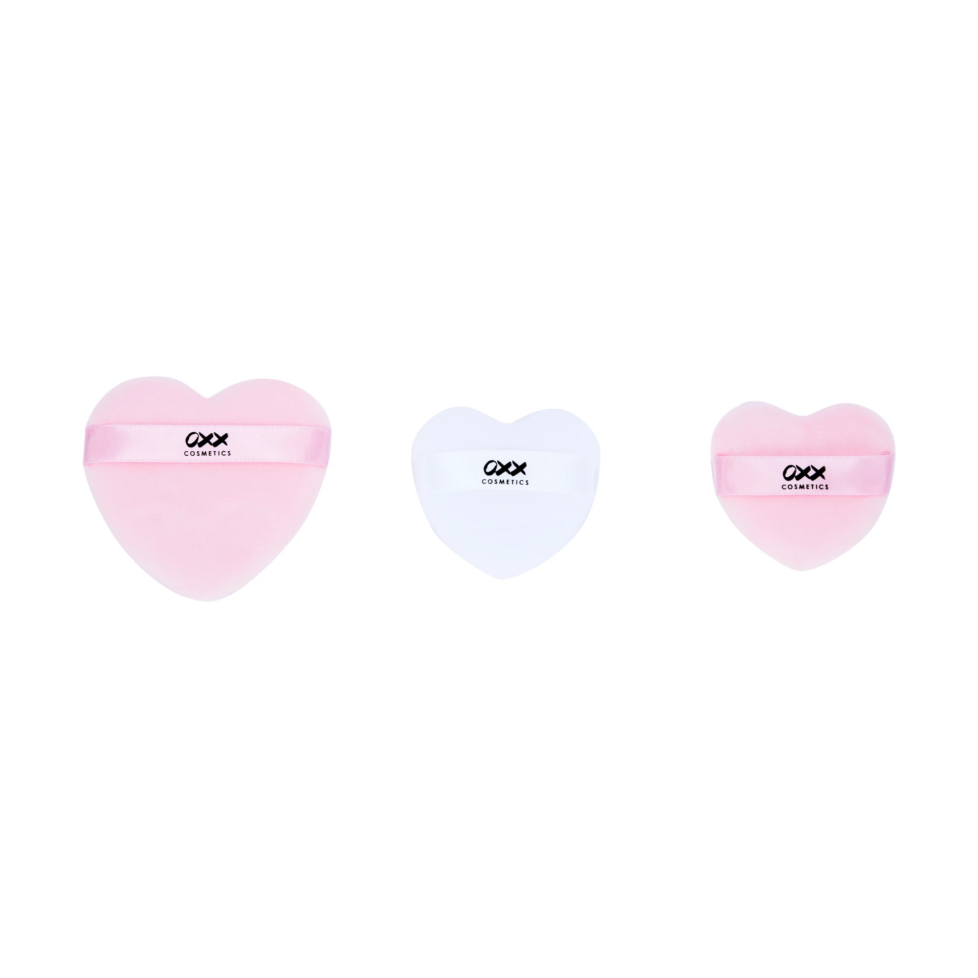 4 OXX Cosmetics 3 Piece Heart Powder Puffs, 4 of 7