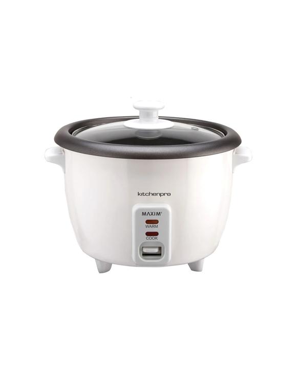 Maxim Rice Cooker 1.8L 10 Cup  - 700W Automatic Cooking Keep Warm - White