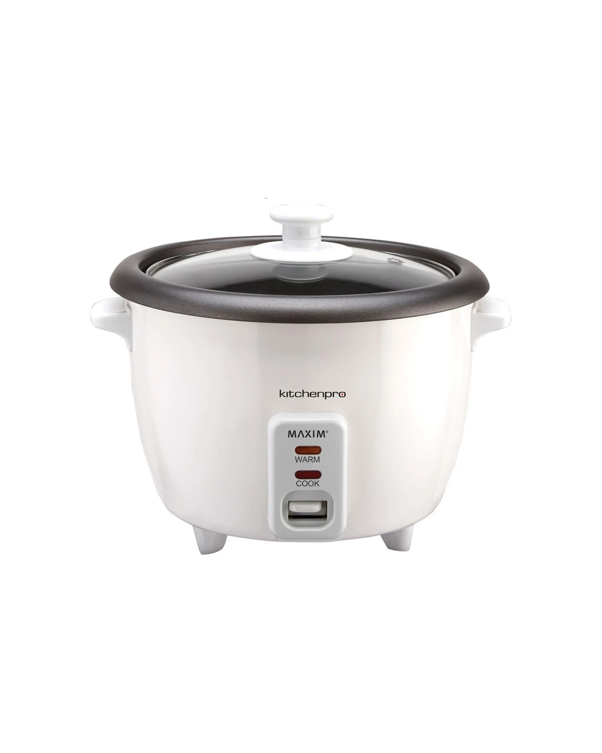 1 Maxim Rice Cooker 1.8L 10 Cup  - 700W Automatic Cooking Keep Warm - White, 1 of 1