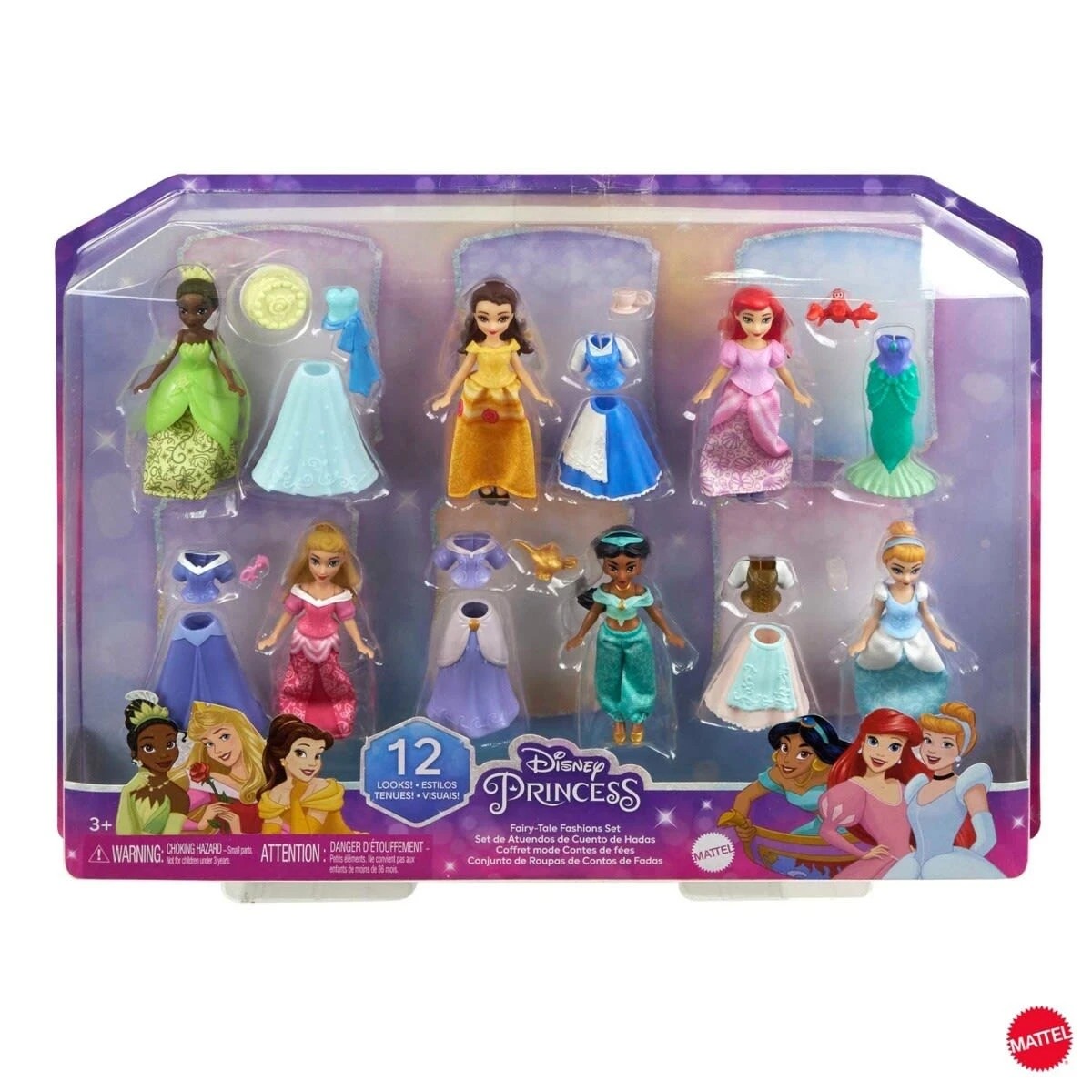1 Disney Princess Fairy-Tale Fashions Set, 1 of 9