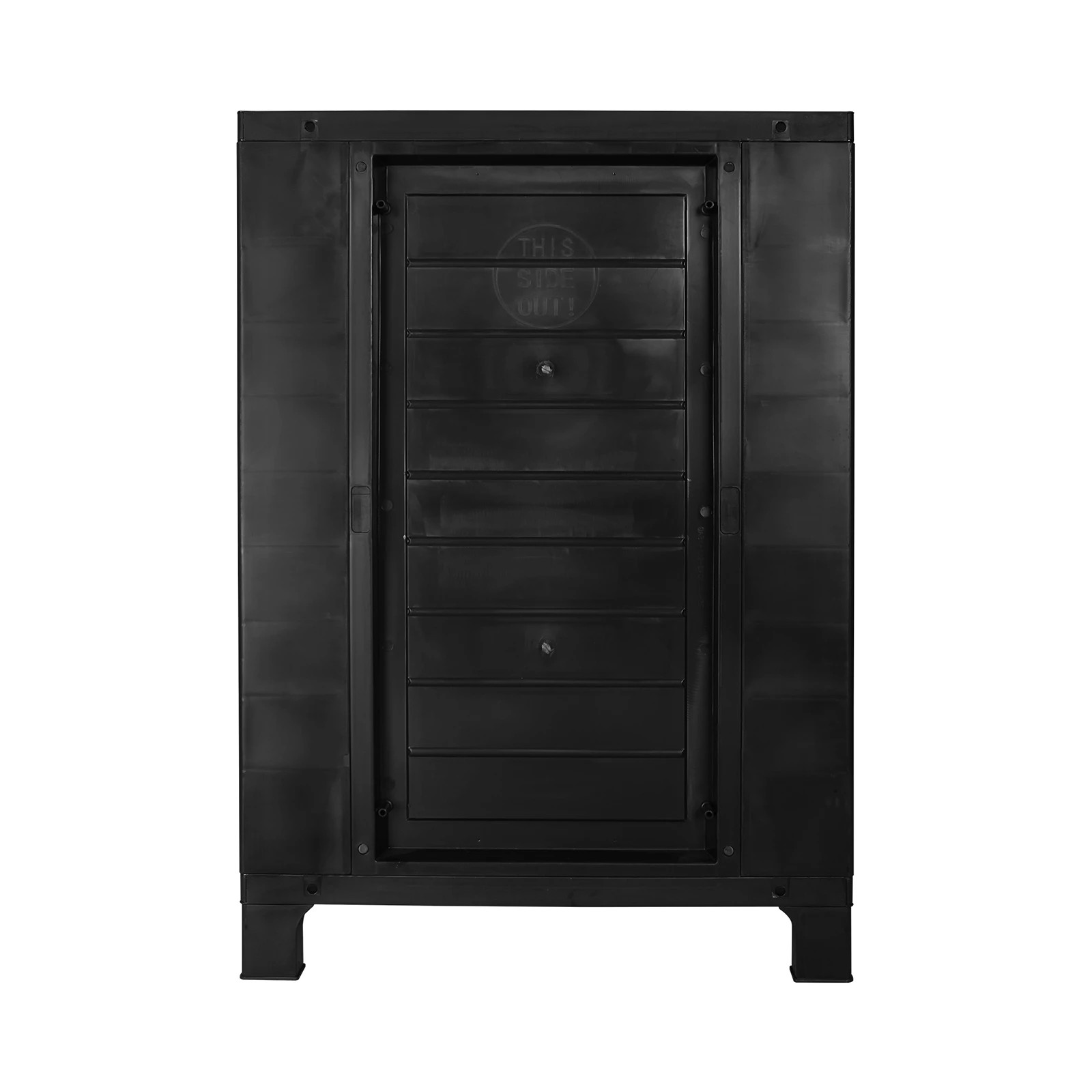 7 Livsip Outdoor Storage Cabinet Box Garden Garage Cupboard Adjustable Lockable - Black, 7 of 7