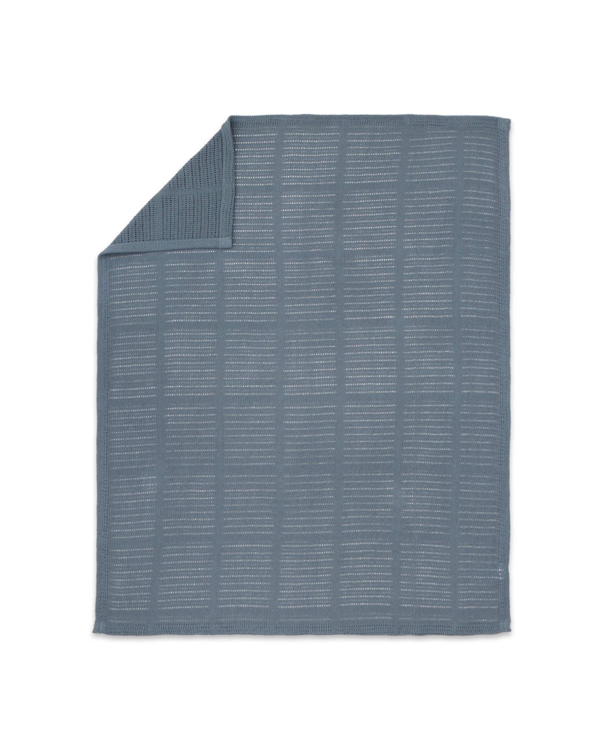2 Little Haven Cellular Baby Blanket 100 Percent Cotton Soft And Breathable - Blue, 2 of 3