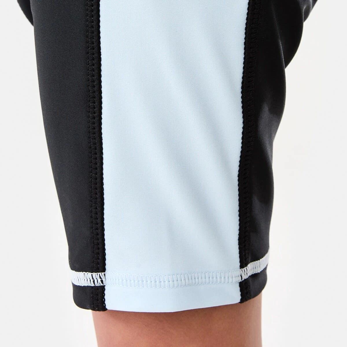 6 Long Sleeve Colour Block Swimsuit SUNSHINE SURF BLACK, 6 of 8