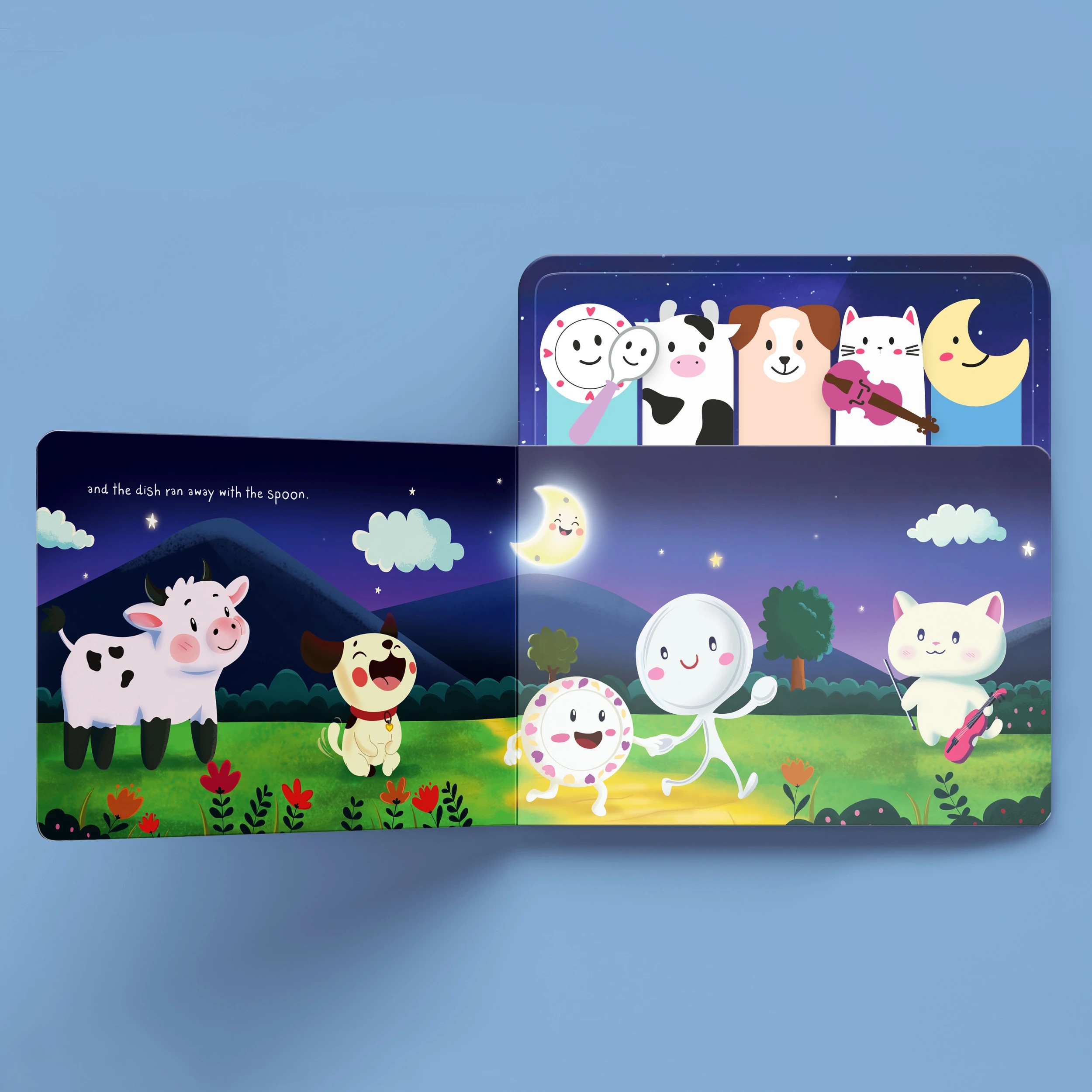 5 Hey Diddle Diddle Finger Puppet Book, 5 of 6