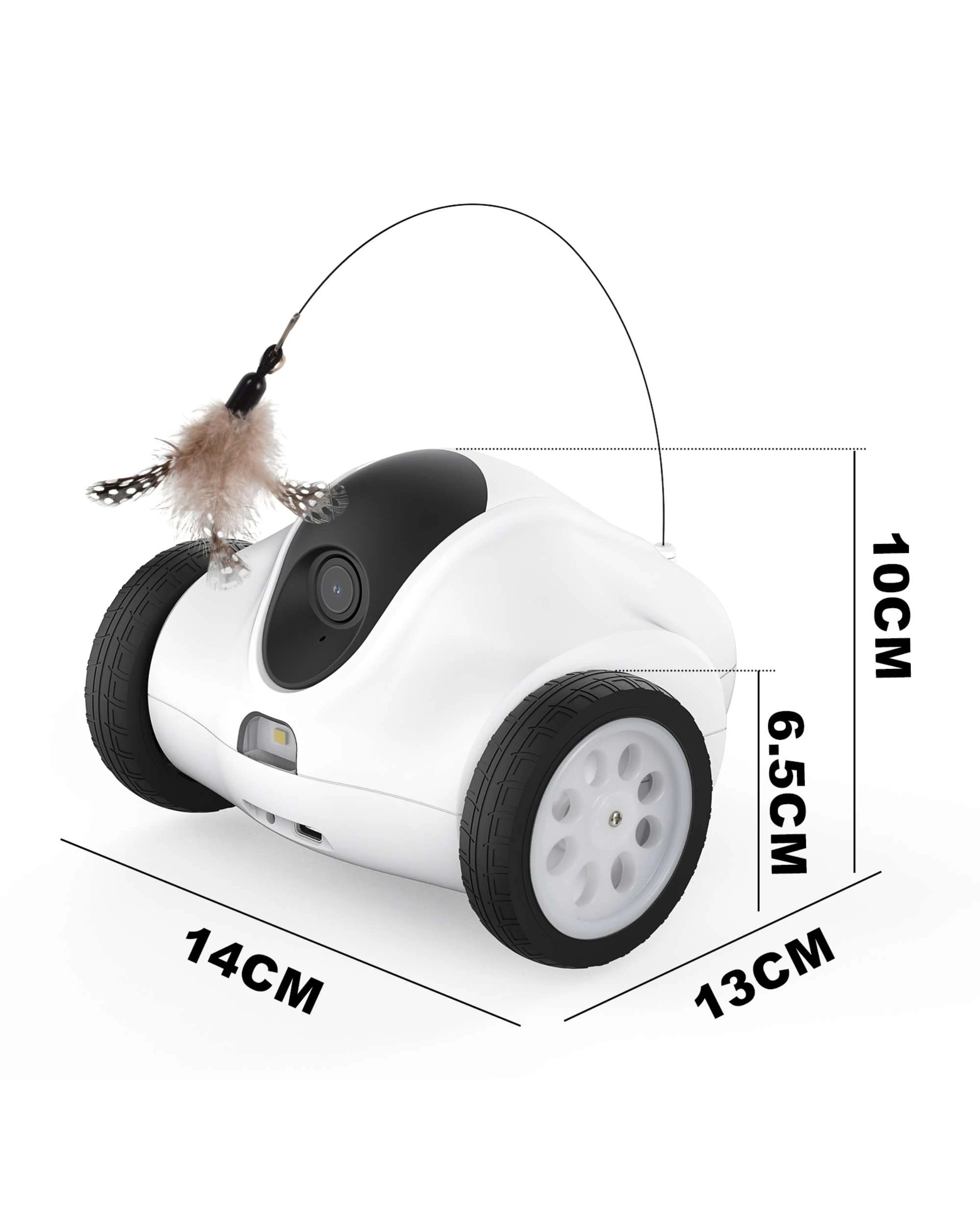 7 Advwin Pet Robot Camera with Interactive Teaser Pet Camera Home Security, 7 of 7