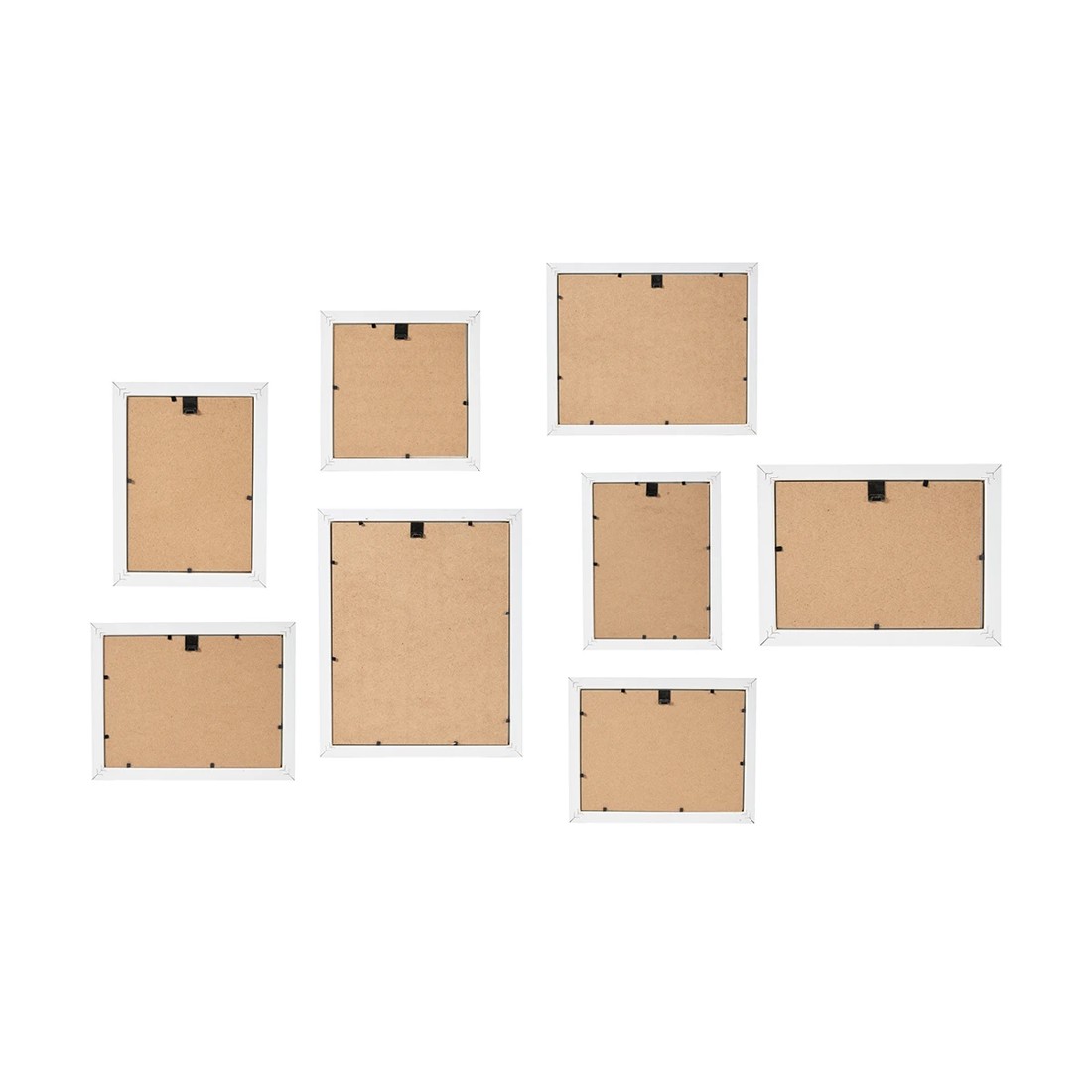 3 8 Piece Wall Photo Frame Set - White, 3 of 10