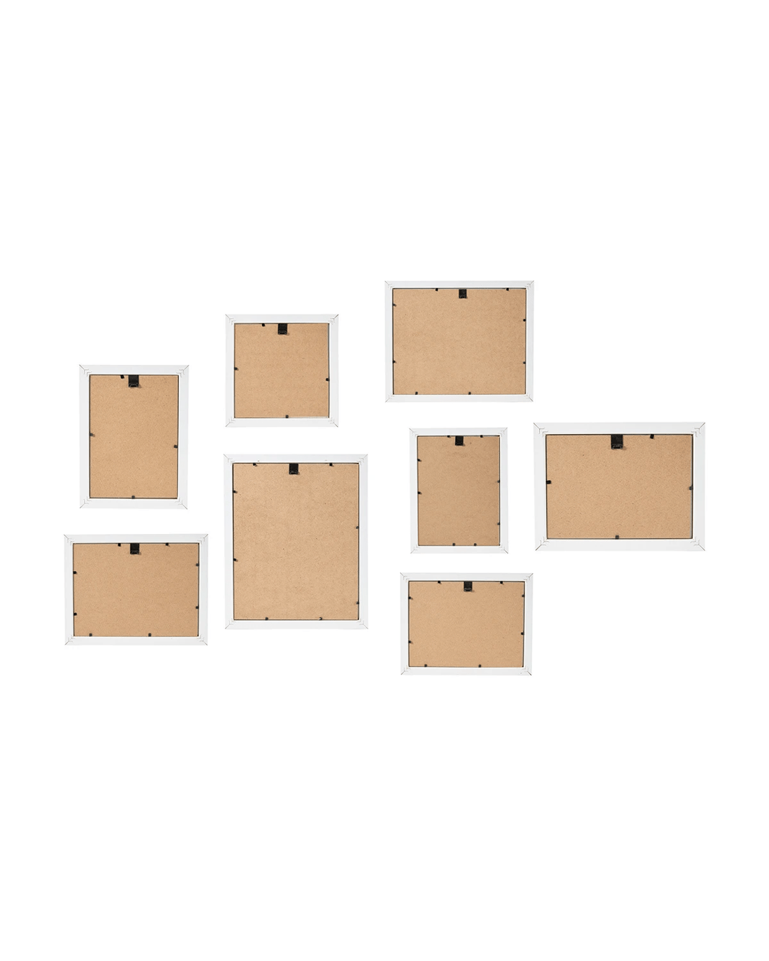 3 8 Piece Wall Photo Frame Set - White, 3 of 10