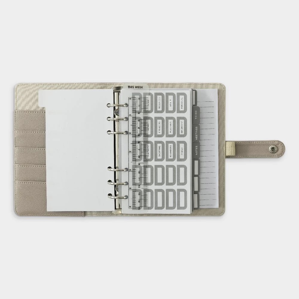 5 Otto Undated Personal Time Planner Stone, 5 of 10