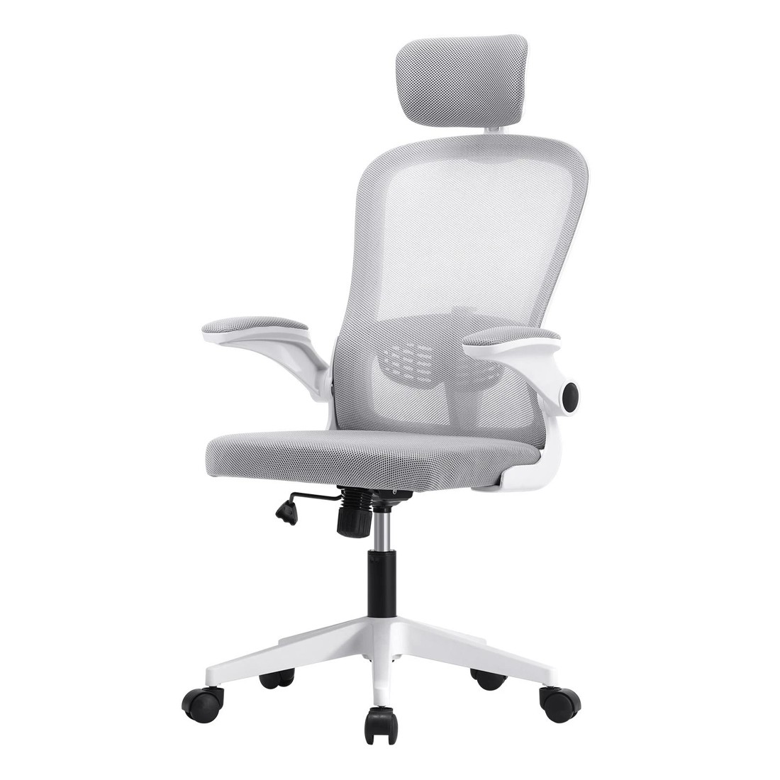 1 Oikiture Mesh Office Chair Fabric
 - White, 1 of 10