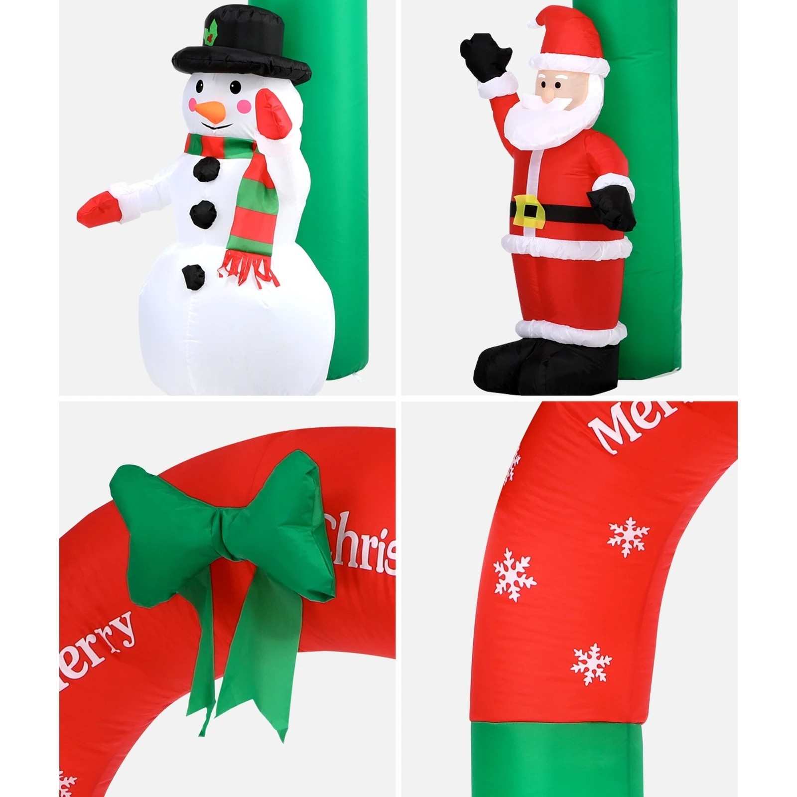 4 Tinseltown 2.4m Christmas Inflatable Archway Xmas Led Lights Outdoor Decoration
 - Multi, 4 of 9