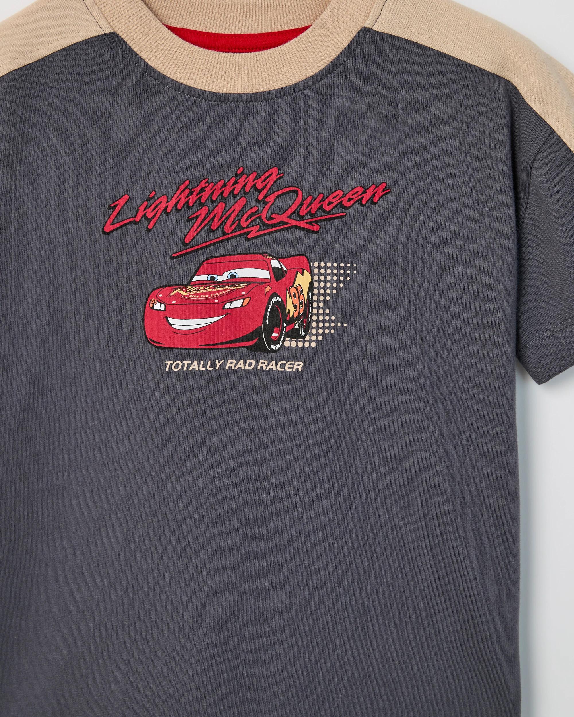 6 Disney Pixar Cars Australian Cotton Oversized T-Shirt CHARCOAL, 6 of 7