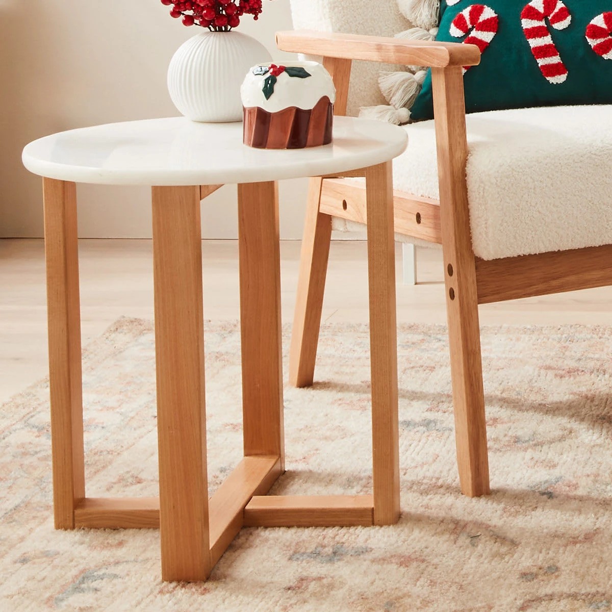 9 Cara Marble Side Table, 9 of 9