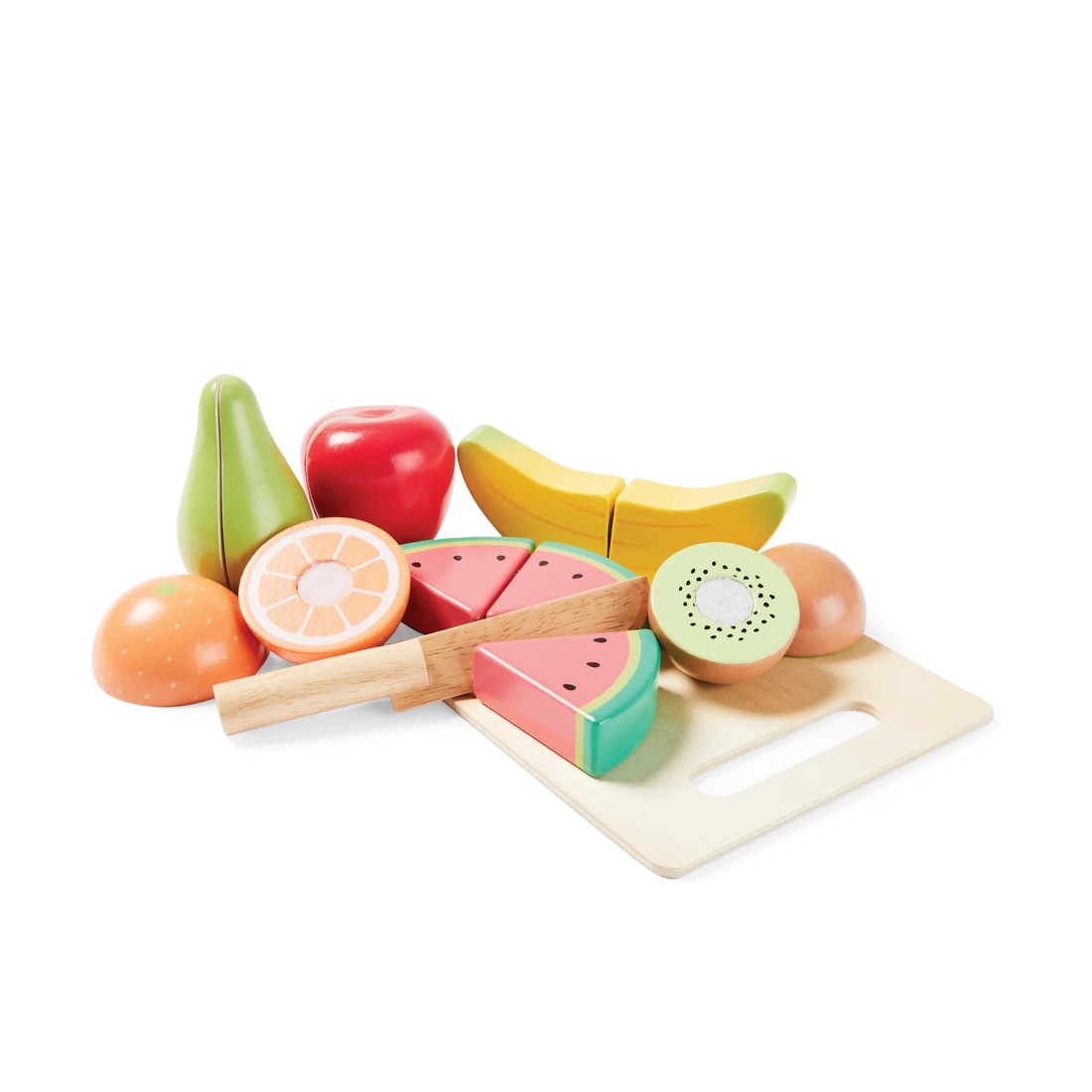 2 8 Piece Wooden Fruit Cutting Set, 2 of 10