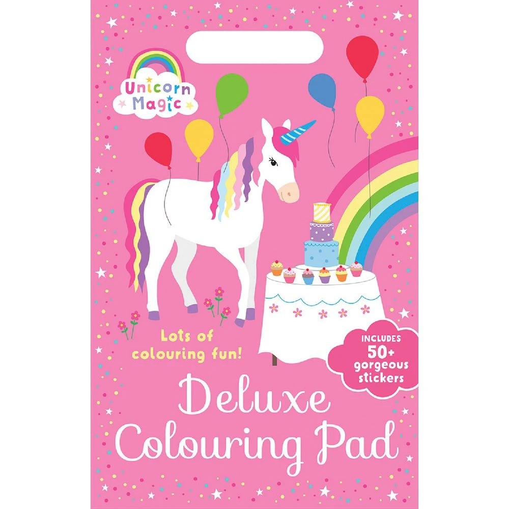 1 Lake Press Deluxe Colouring Pad Unicorn Magic & Friends, 1 of 4