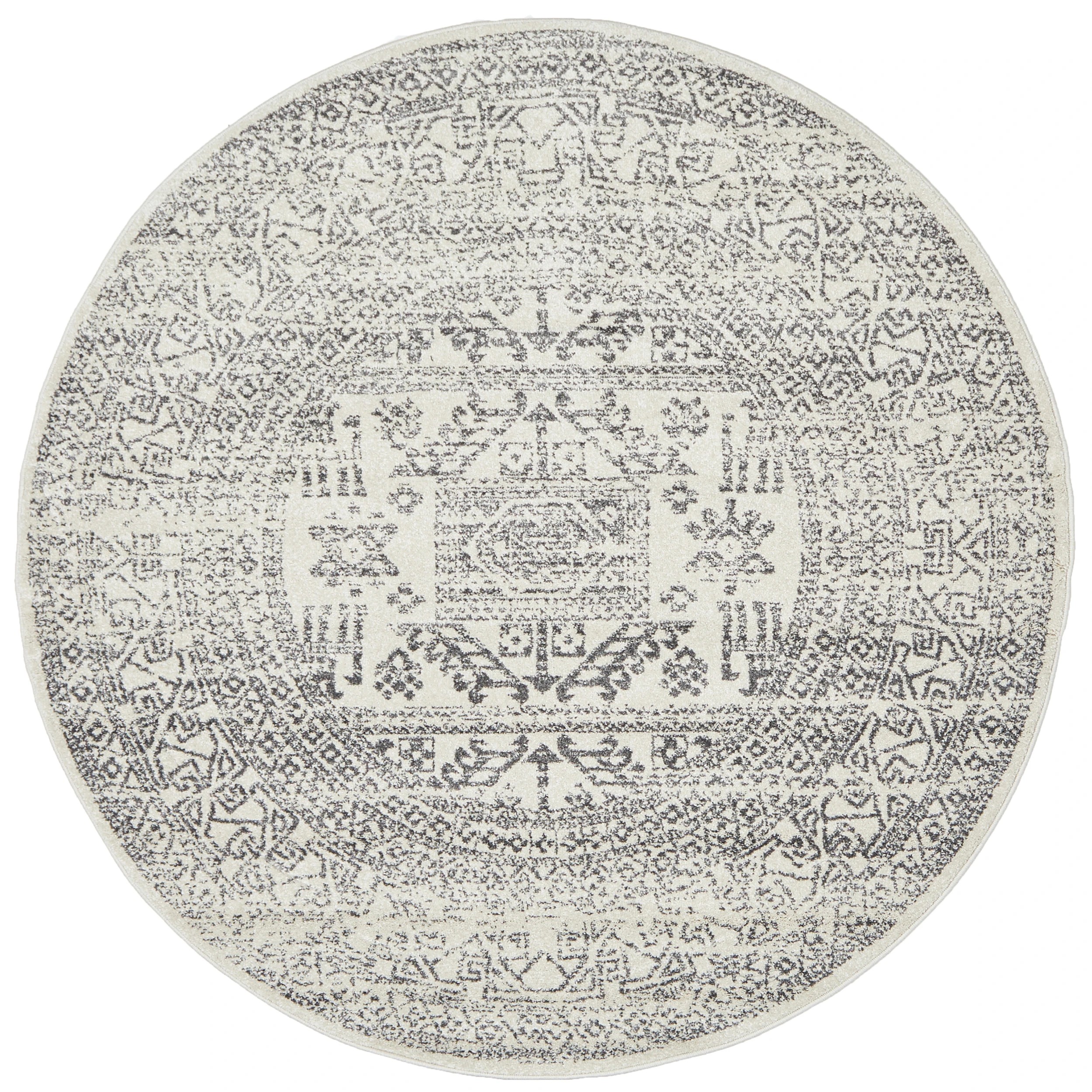 4 Common Ground Rugs Lustre Addison 150x150cm - Small Round Rug - Natural, 4 of 8