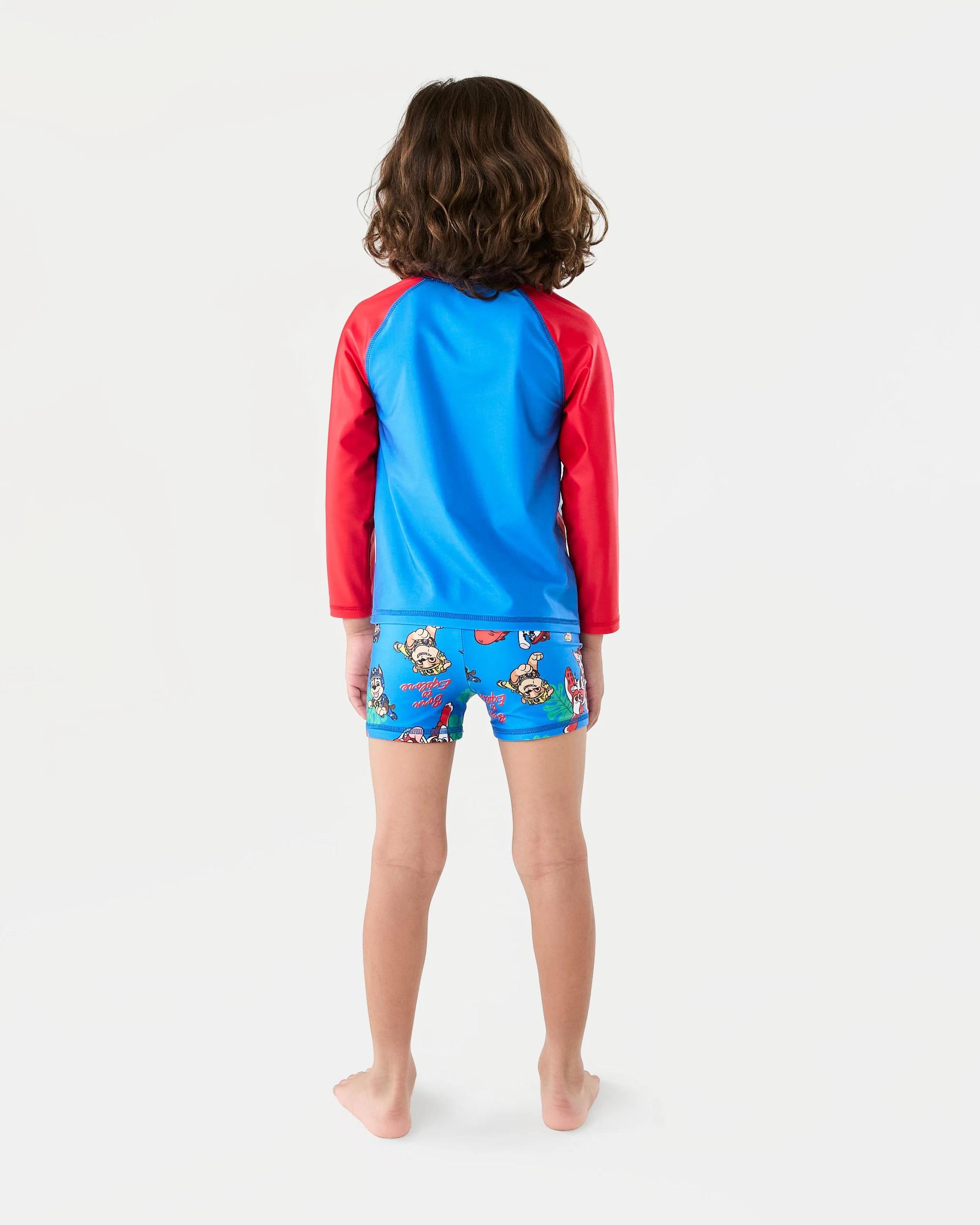 8 PAW Patrol License Long Sleeve Swim Set Paw Patrol, 8 of 8