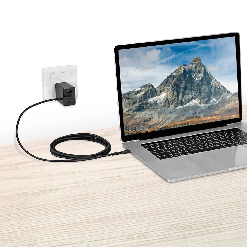 7 Bonelk Long-life Easy Grip USB-C Right Angle Cable 100W 2m Bk, 7 of 8