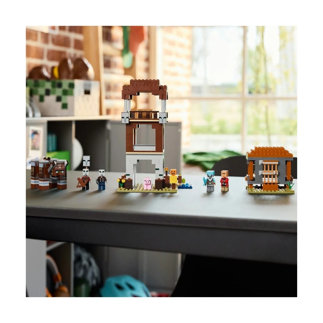 9 LEGO Minecraft The Pillager Outpost and Ravager 21278, 9 of 10