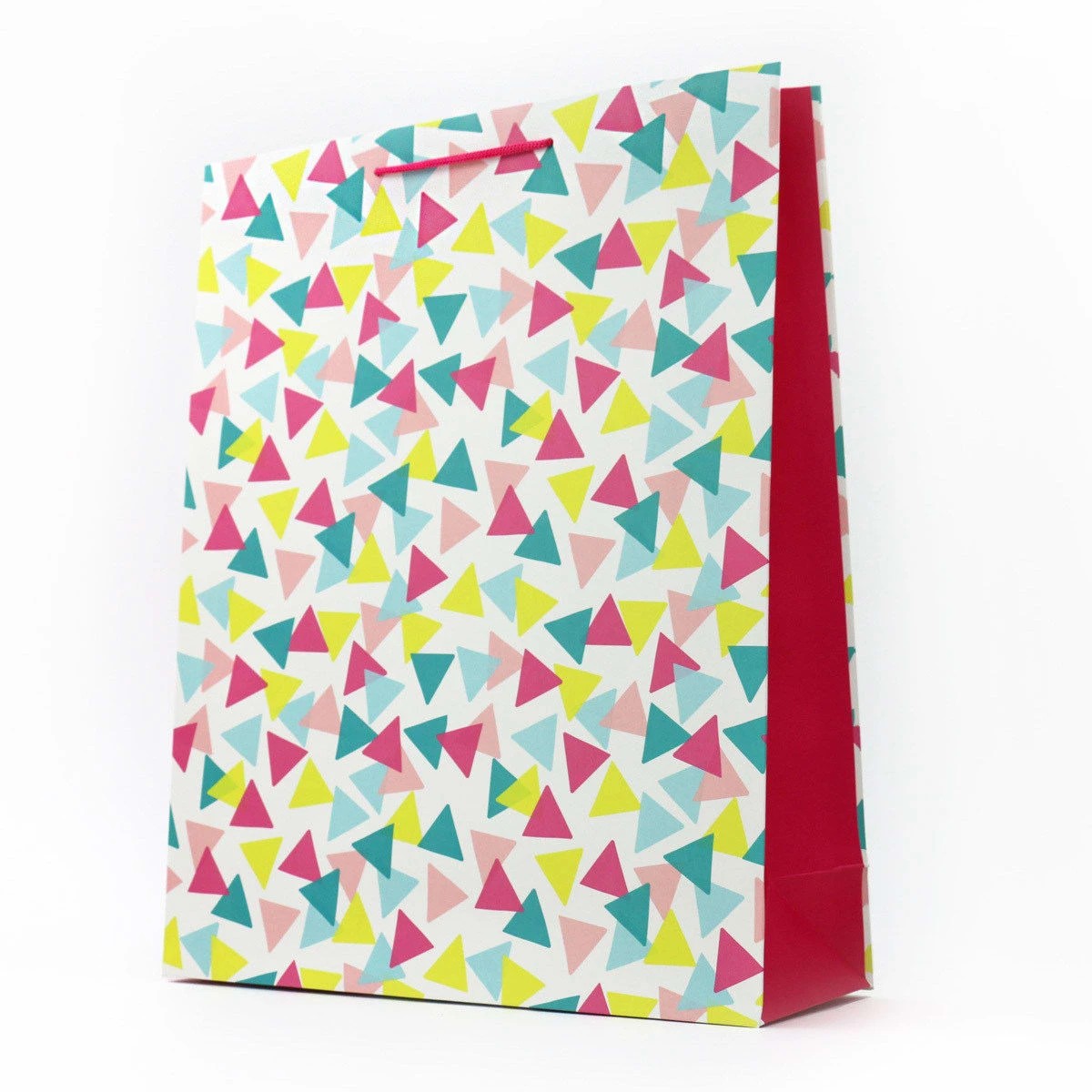 1 Hallmark Gift Bag - Jumbo, Colourful Triangles, 1 of 2