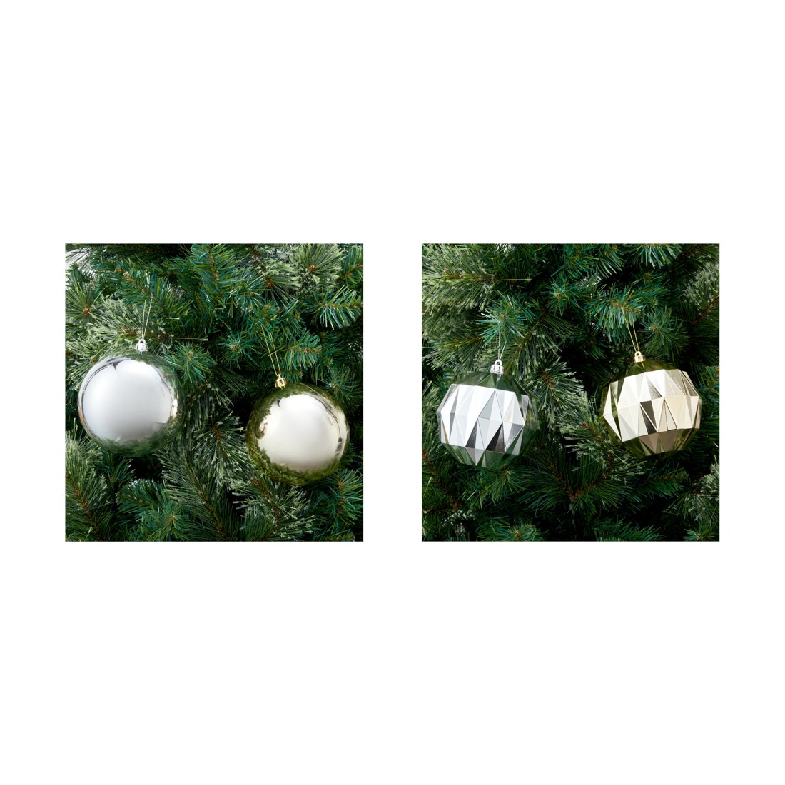 7 8 Pack 12cm Luxury Baubles, 7 of 8