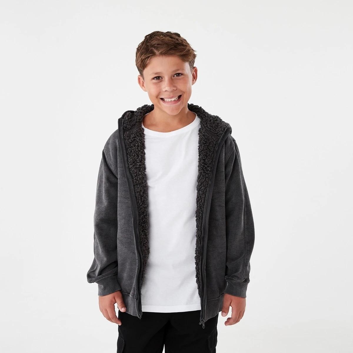 1 Sherpa Lined Zip Through Hoodie Magnet, 1 of 8