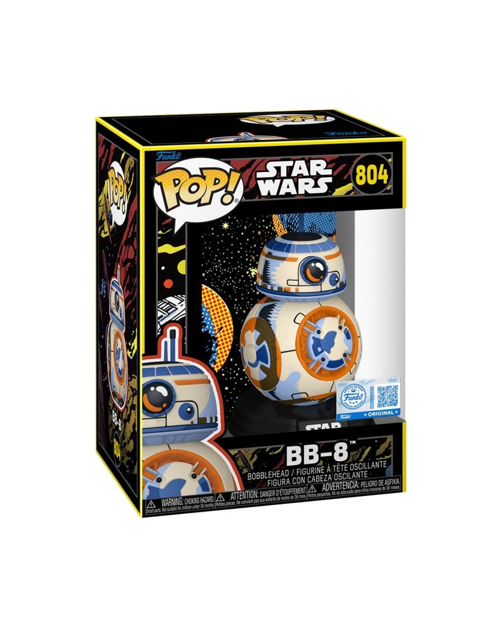 3 Star Wars BB-8 - Retro -  Funko POP! Vinyl, 3 of 3