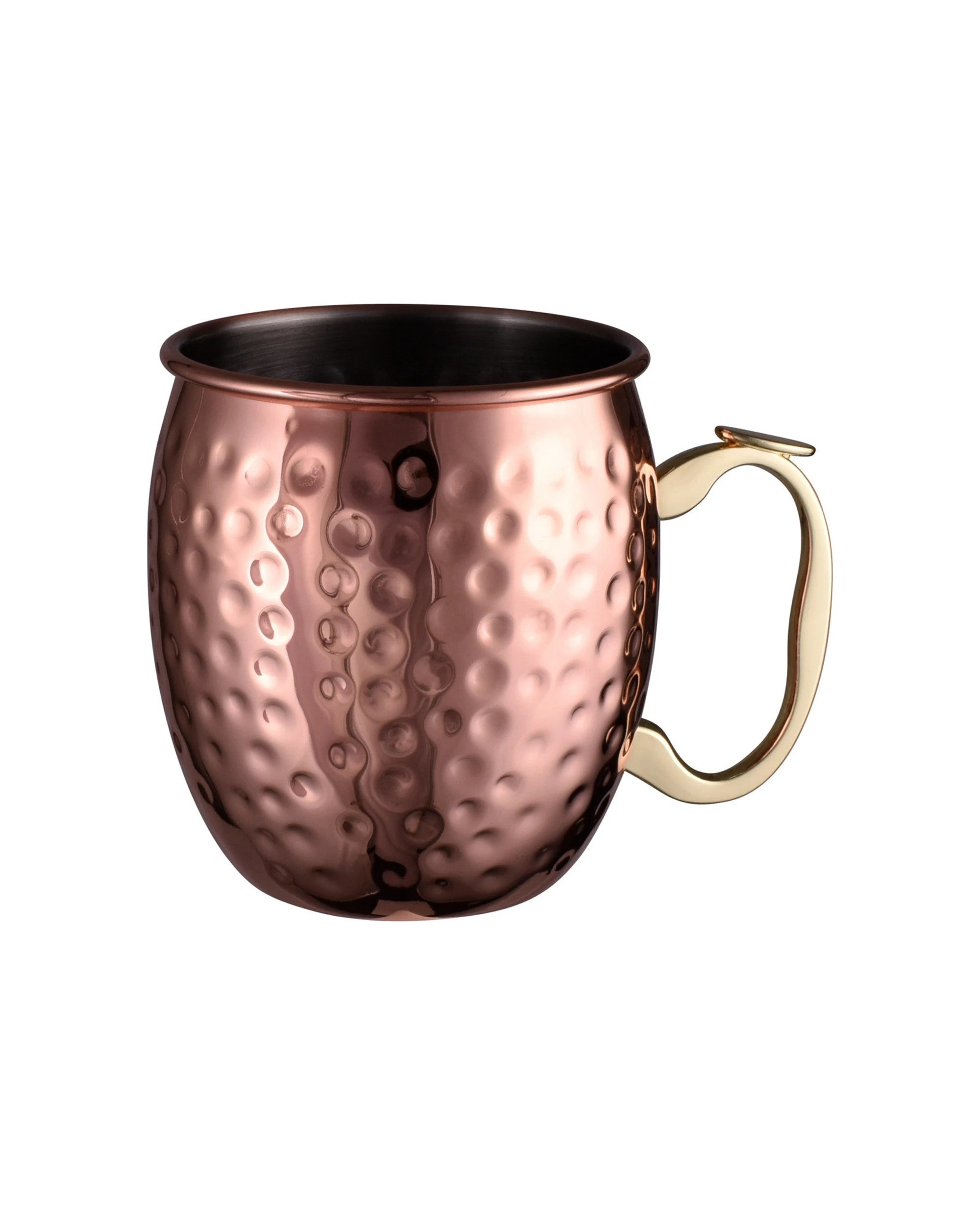 1 Avanti Moscow Mule Tea/Coffee Drink Mug 530ml Stainless Steel Hammered Copper - Brown, 1 of 1