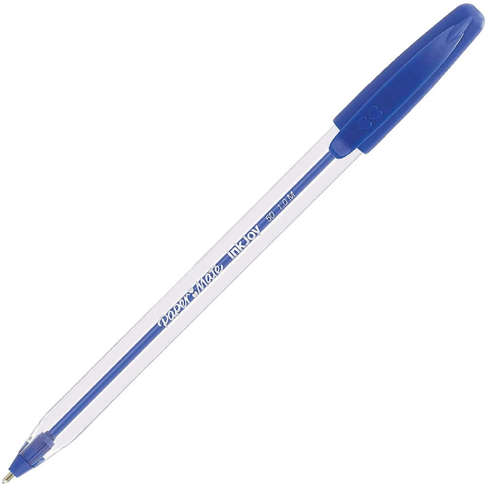 2 Paper Mate Inkjoy 50 Ballpoint Pens 1.0mm Blue 60 Pack, 2 of 2