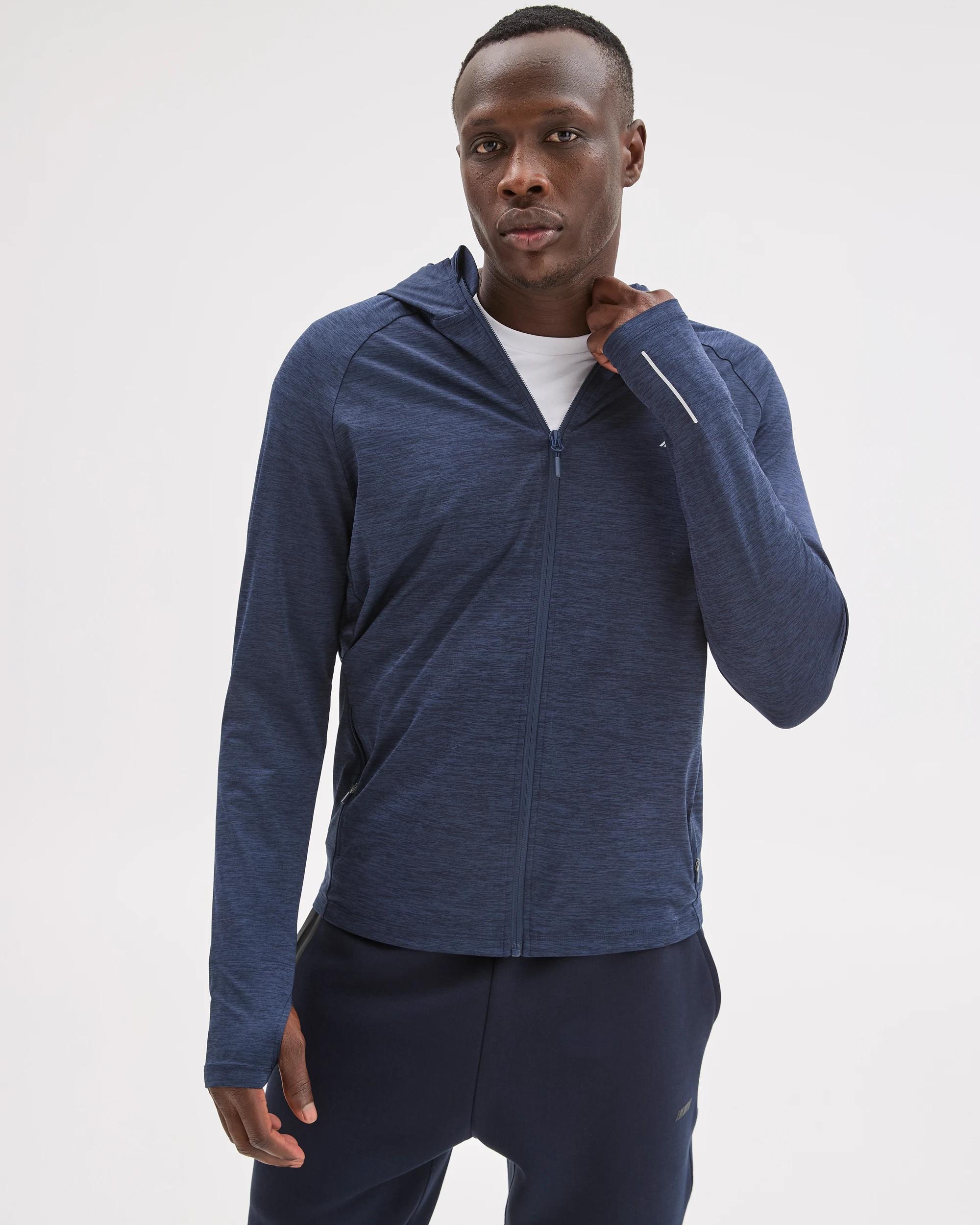 5 Target Active Active Panelled Zip Through Hoodie NAVY, 5 of 7