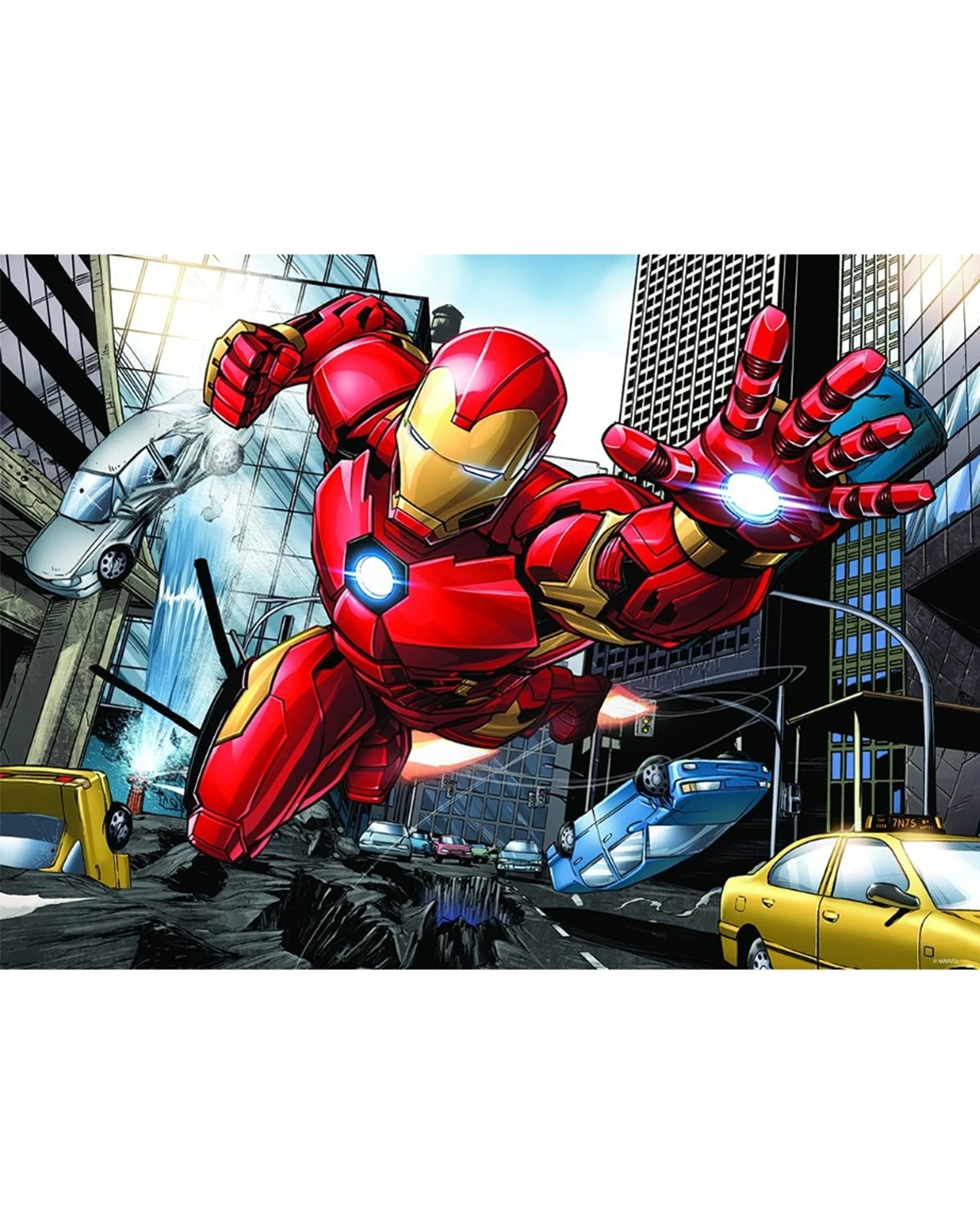 1 Prime3D 500pc Lenticular Marvel Iron Man Jigsaw Puzzle Set 61x46cm 3D Effect - Multi, 1 of 1