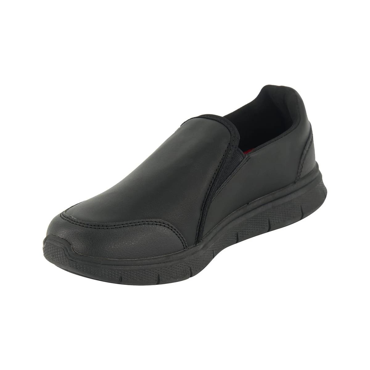 3 Slip Resistant Sneakers BLACK, 3 of 5
