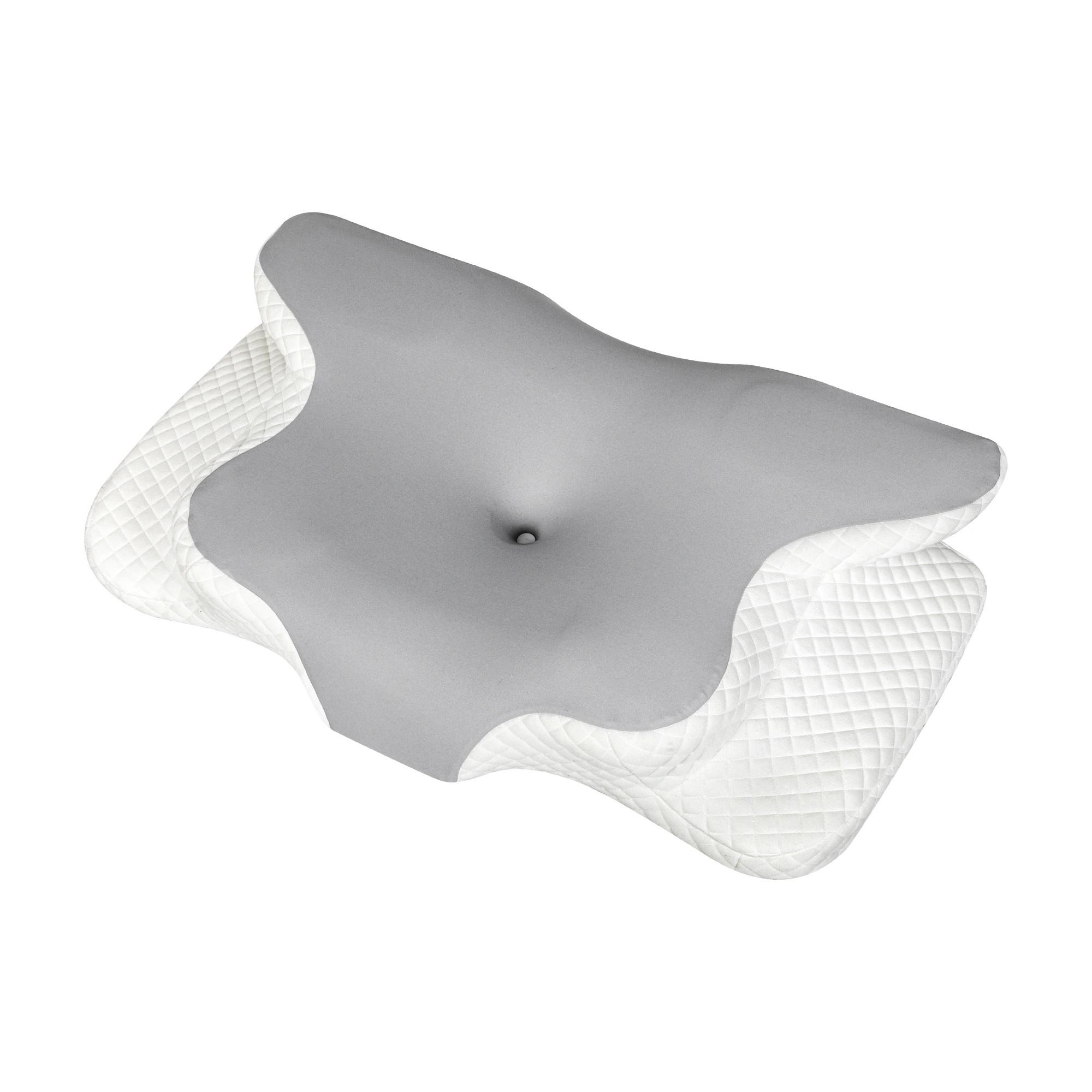 1 Dreamz Cervical Neck Pillow - Grey, 1 of 2