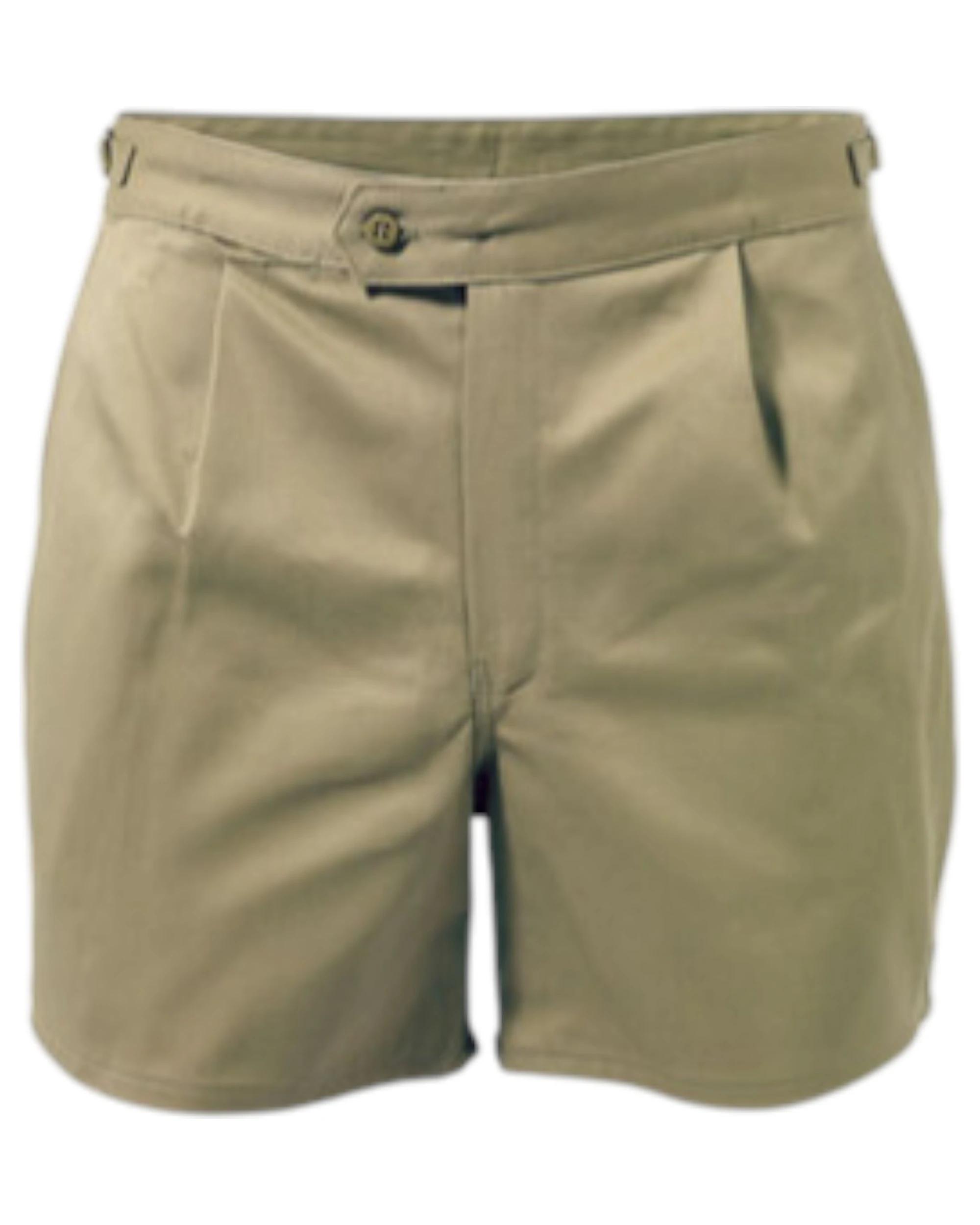 1 KingGee Mens Drill Utility Short Workwear Tradie Trade Khaki Khaki, 1 of 6
