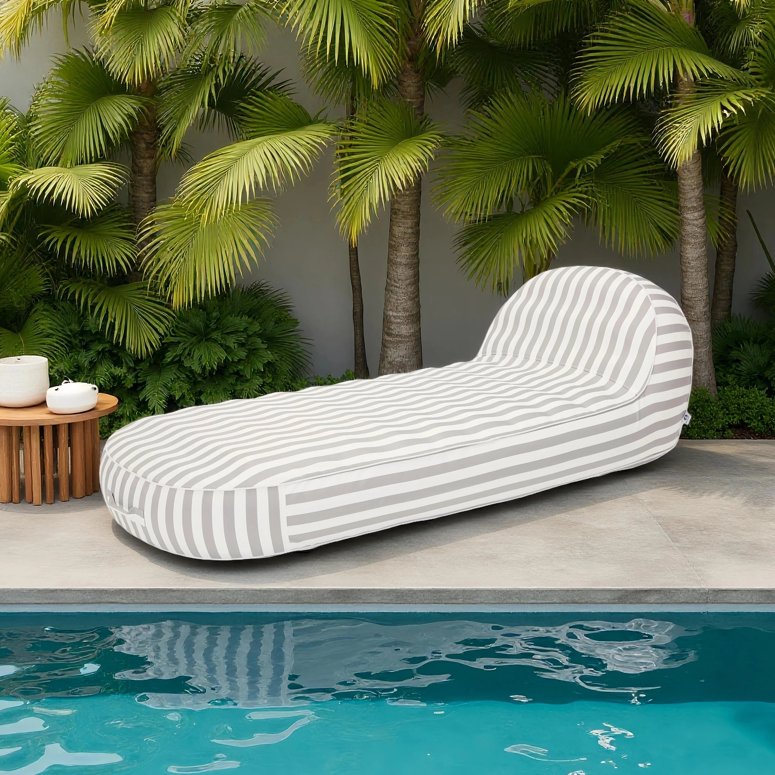 10 IHOMDEC Outdoor Waterproof Inflatable Lounge Chair - Grey, 10 of 10