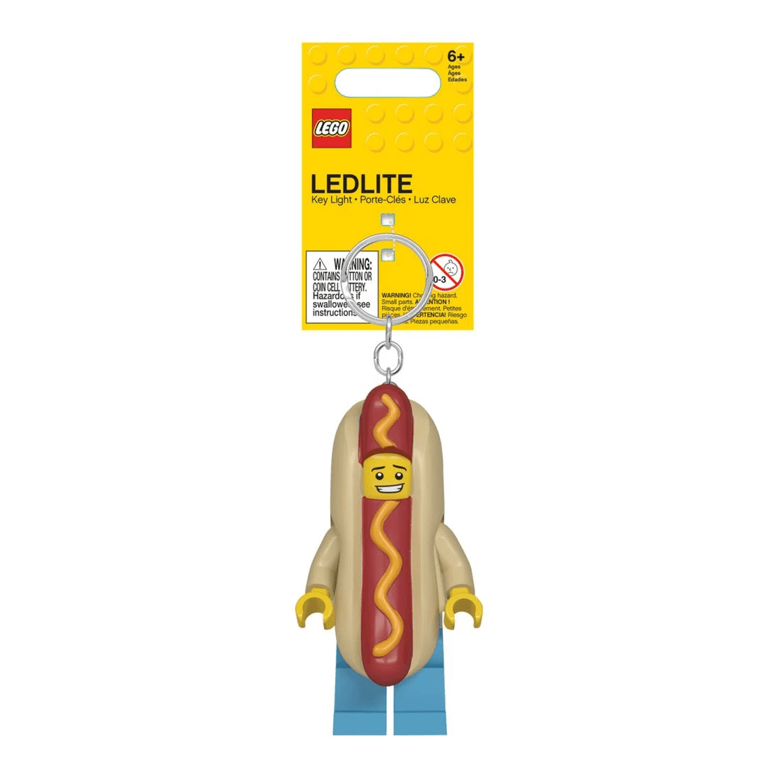 4 Lego Hot Dog Man LEDLITE Keyring, 4 of 5