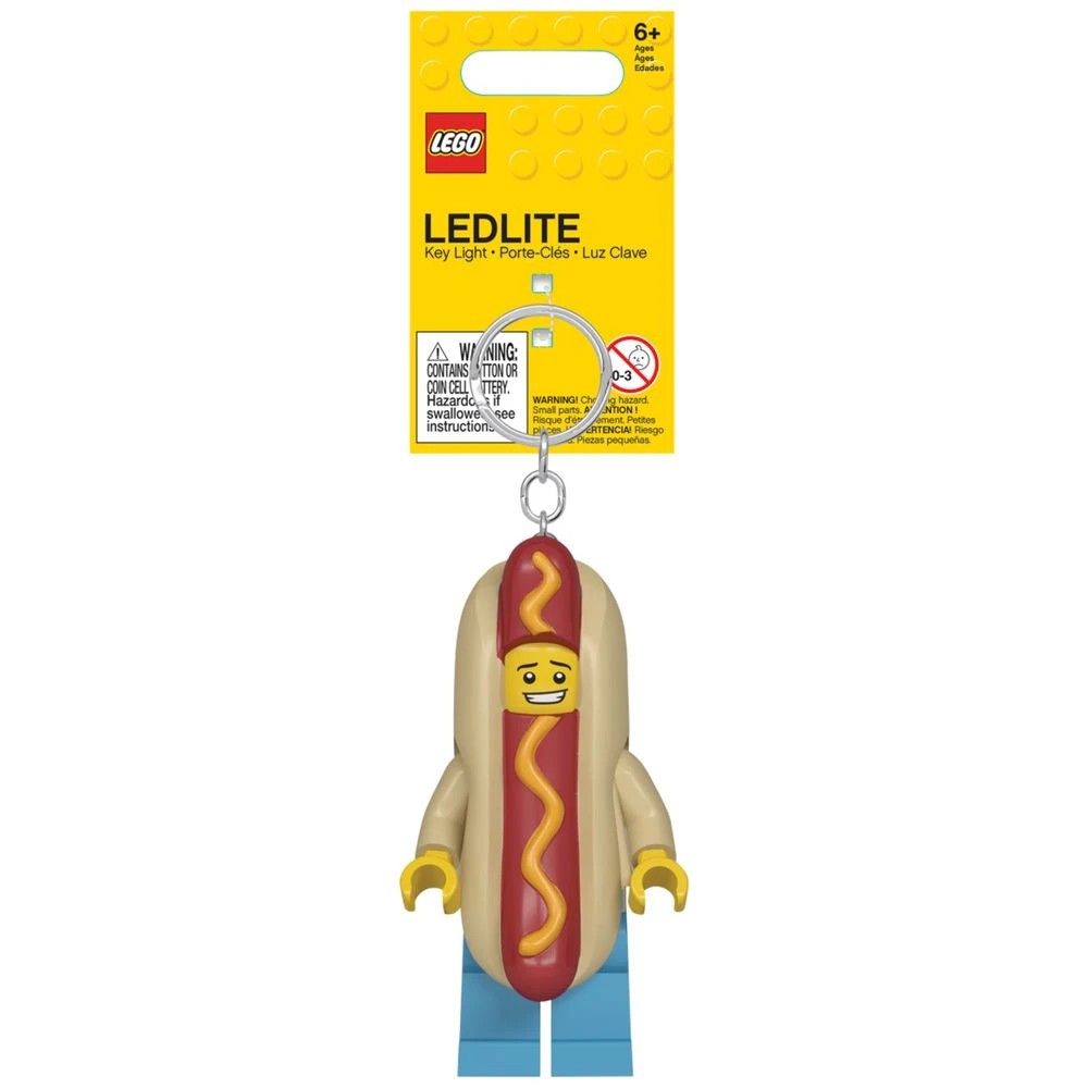 4 Lego Hot Dog Man LEDLITE Keyring, 4 of 5