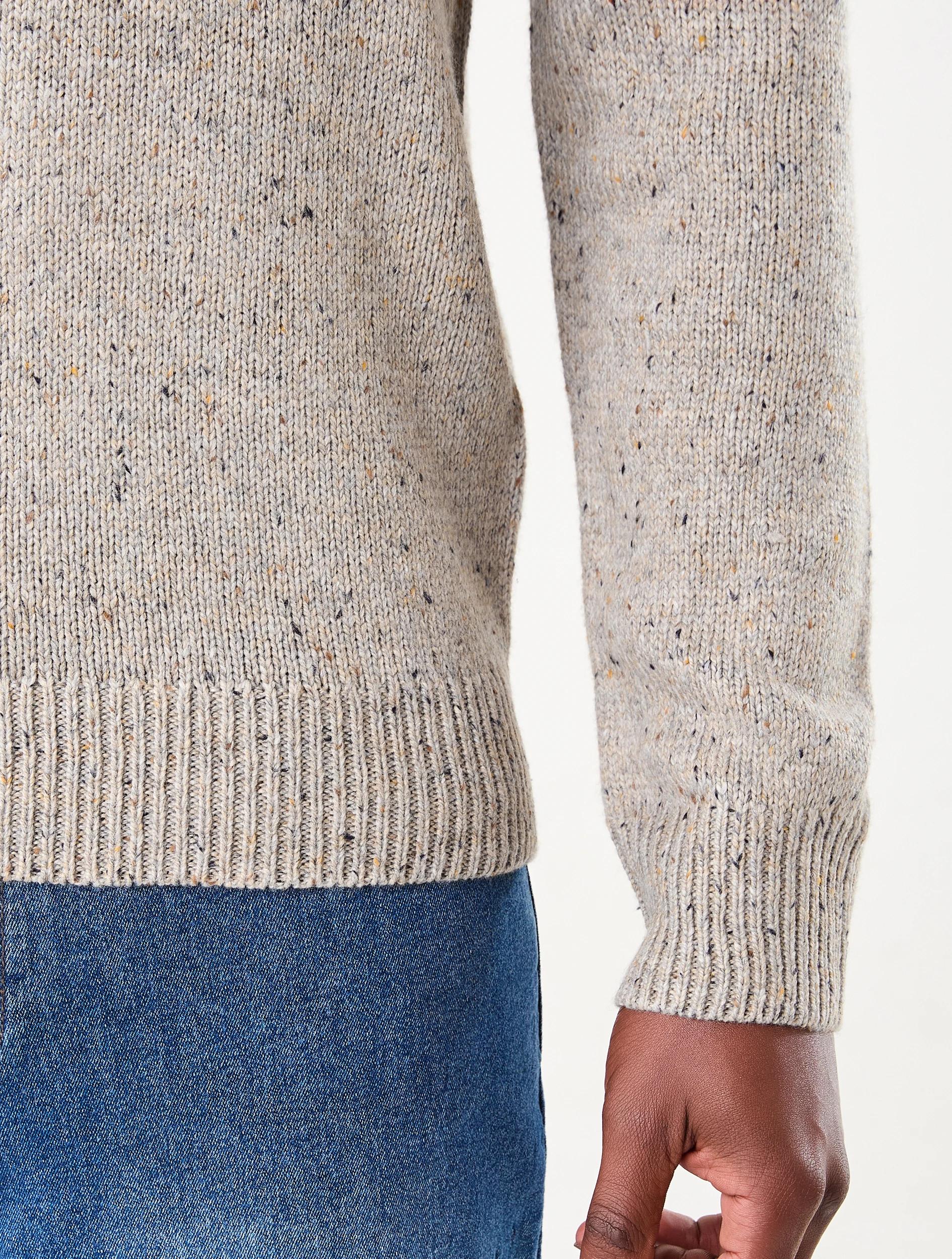 6 Crew Neck Knit Jumper Bge Otml, 6 of 6