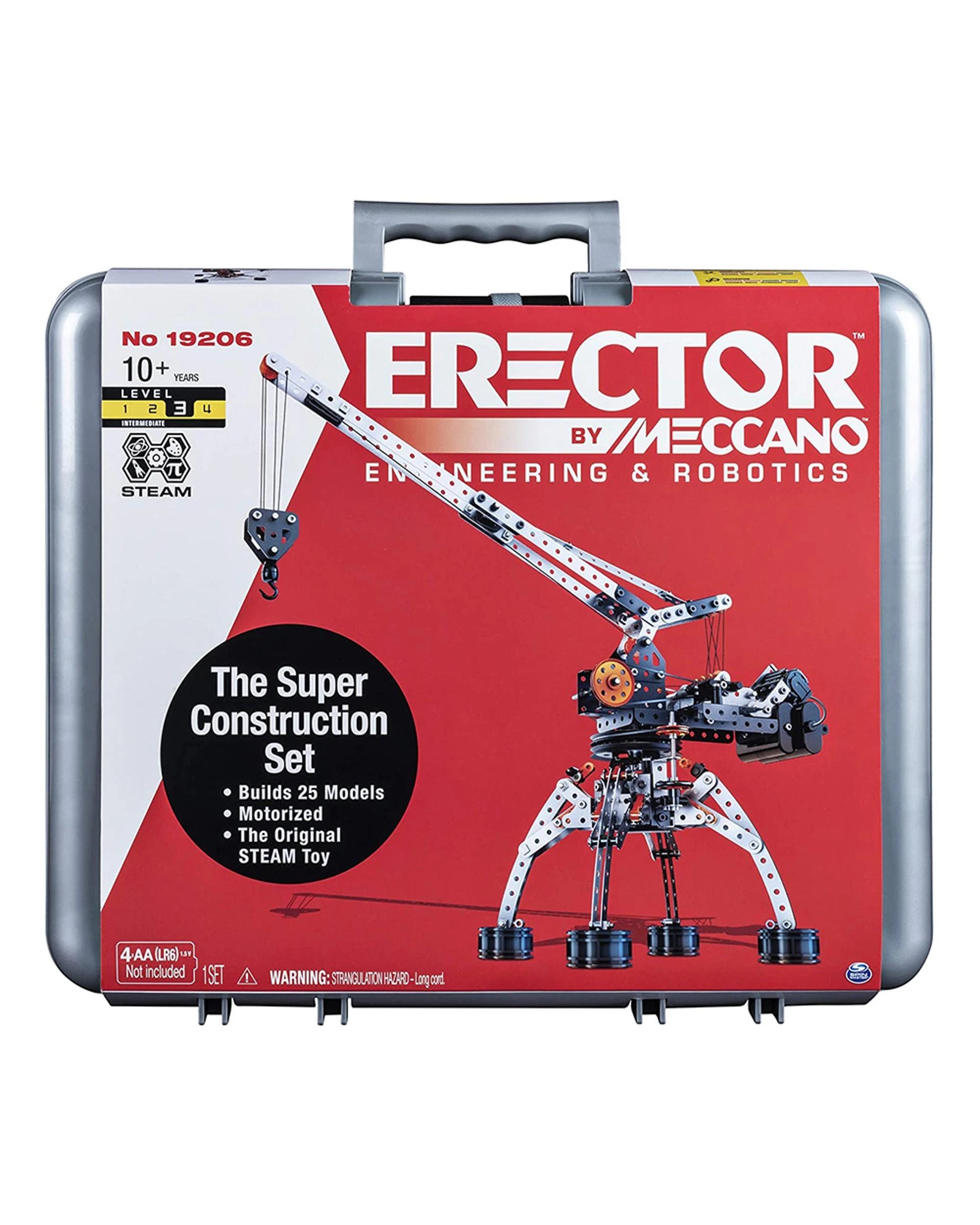1 Meccano Super Construction 25-in-1 Motorized Building Set In Case, 1 of 2
