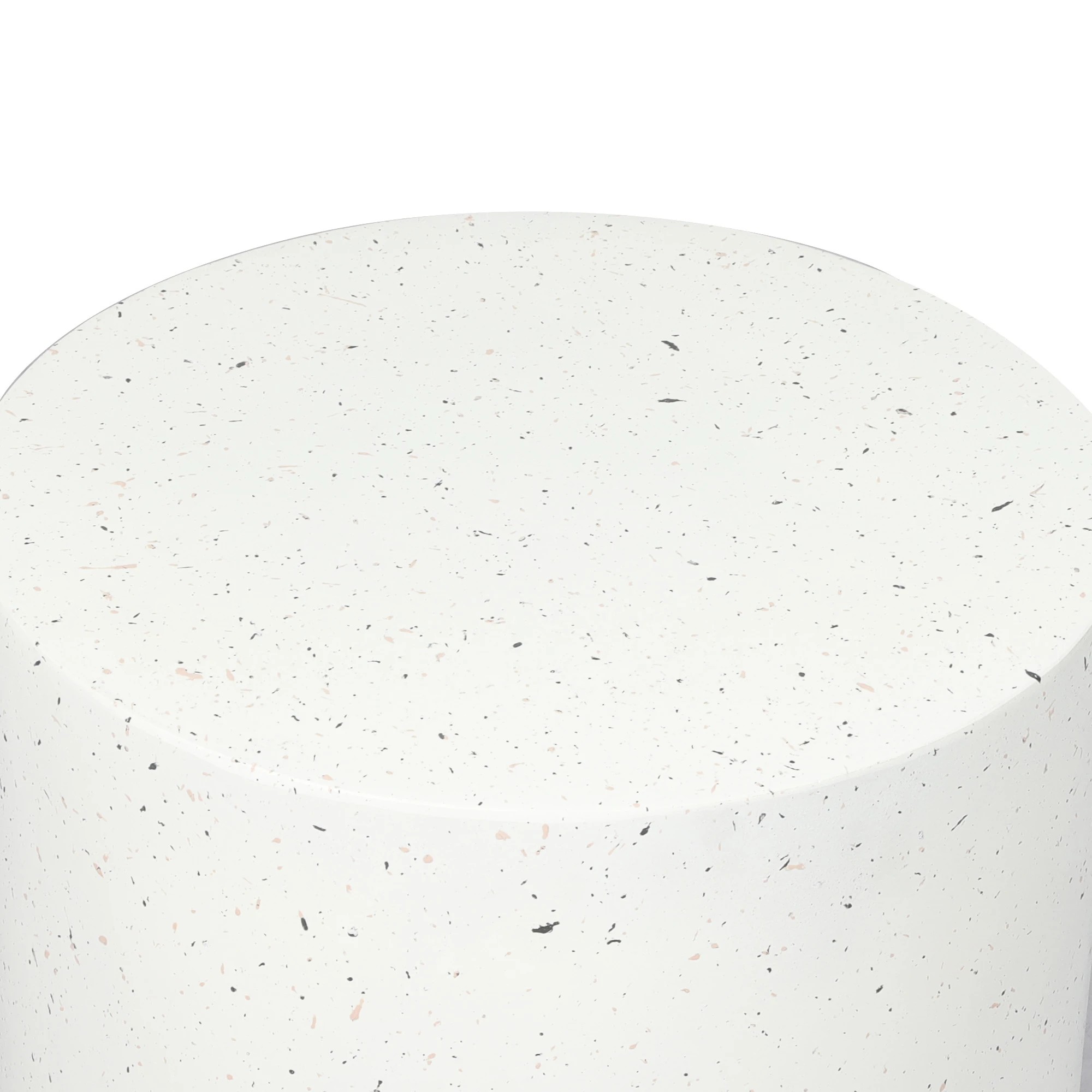 2 Levede Round Stool - White, 2 of 2
