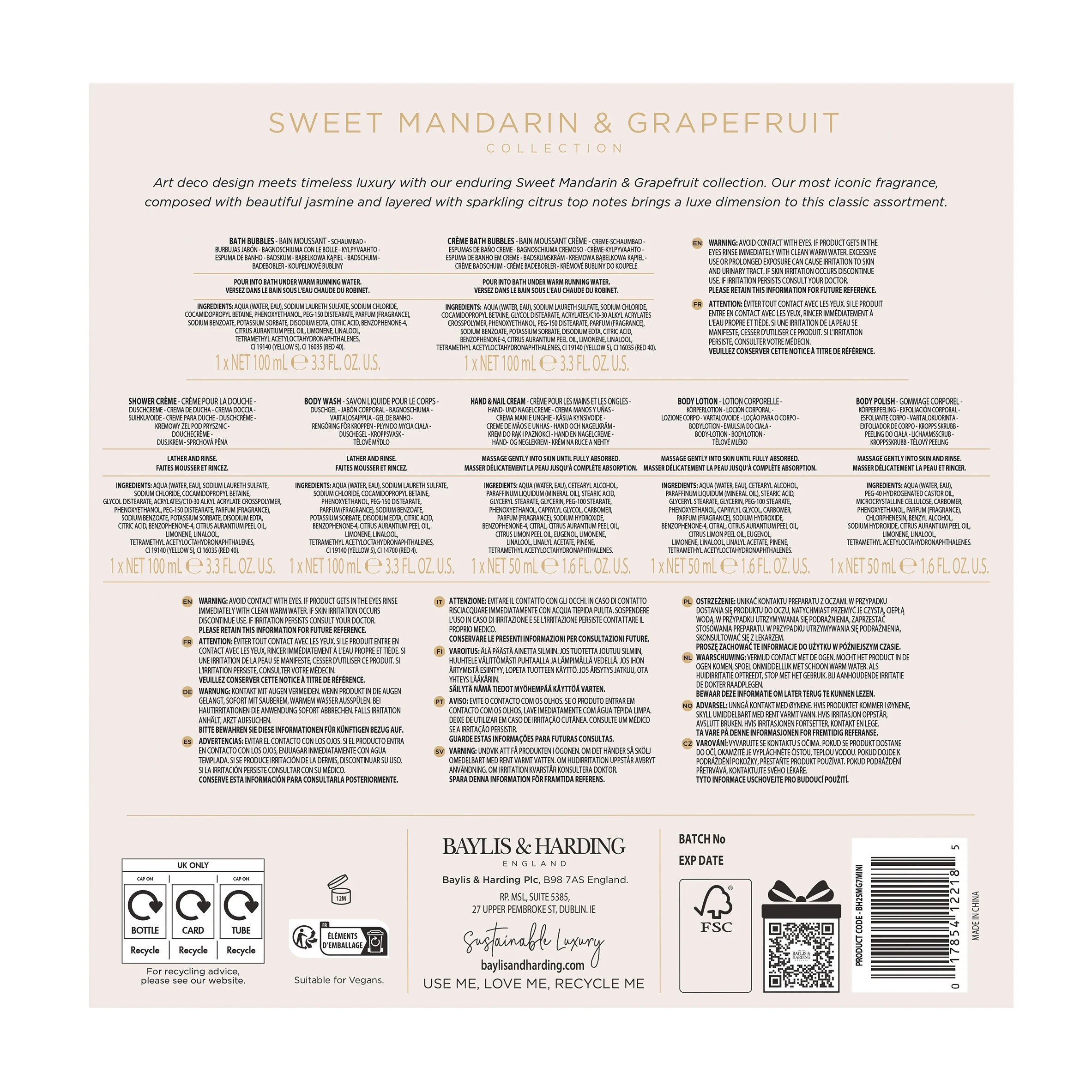 2 Baylis & Harding 7 Piece Signature Collection - Sweet Mandarin and Grapefruit, 2 of 5