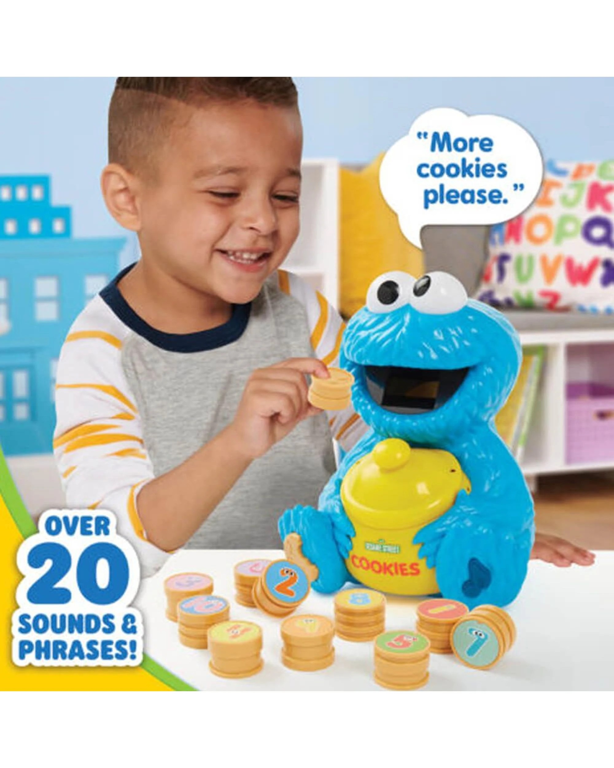 4 Sesame Street Cookie Monster's Counting Jar Educational Toy, 4 of 5