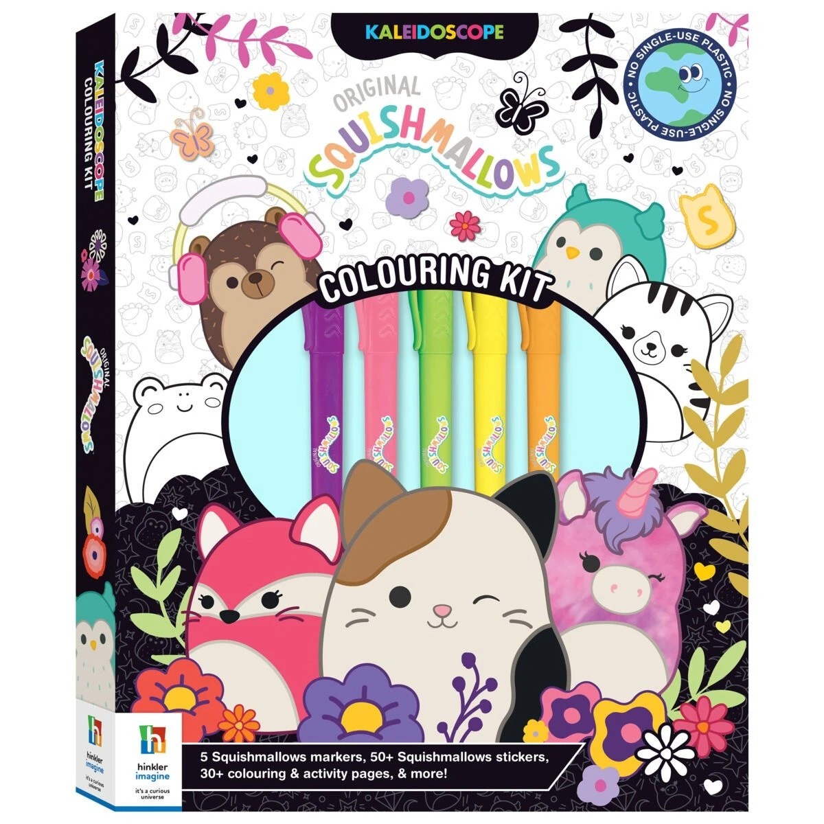 1 Kaleidoscope Original Squishmallows Colouring Kit - Book, 1 of 5
