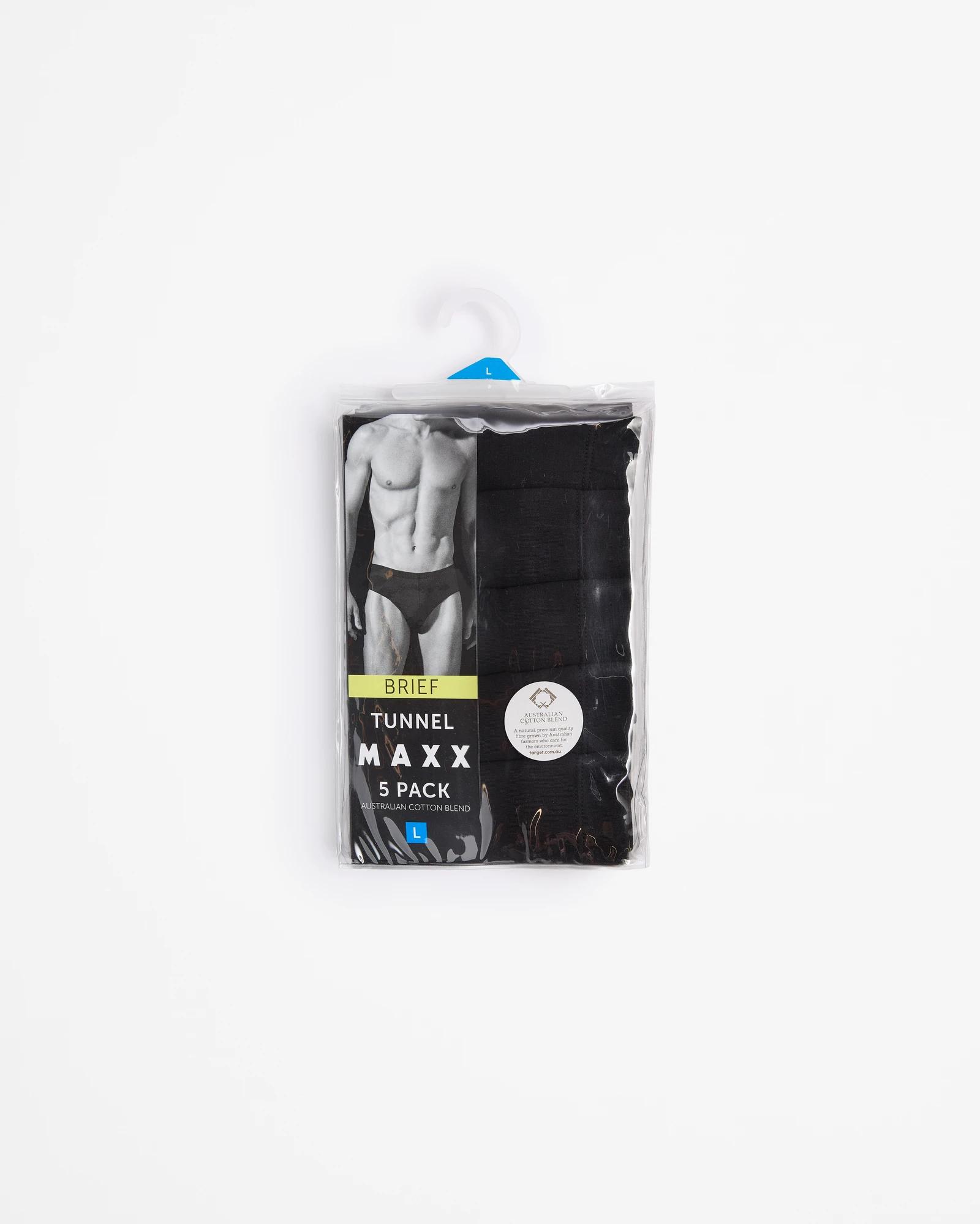 4 5 Pack Tunnel Briefs - Maxx BLACK, 4 of 4
