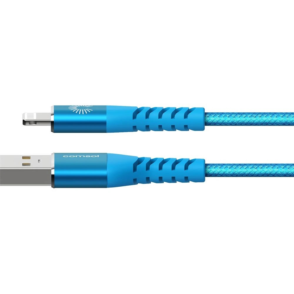 2 Comsol Kevlar Lightning to USB-A MFi Cable 1.2m Blue, 2 of 7