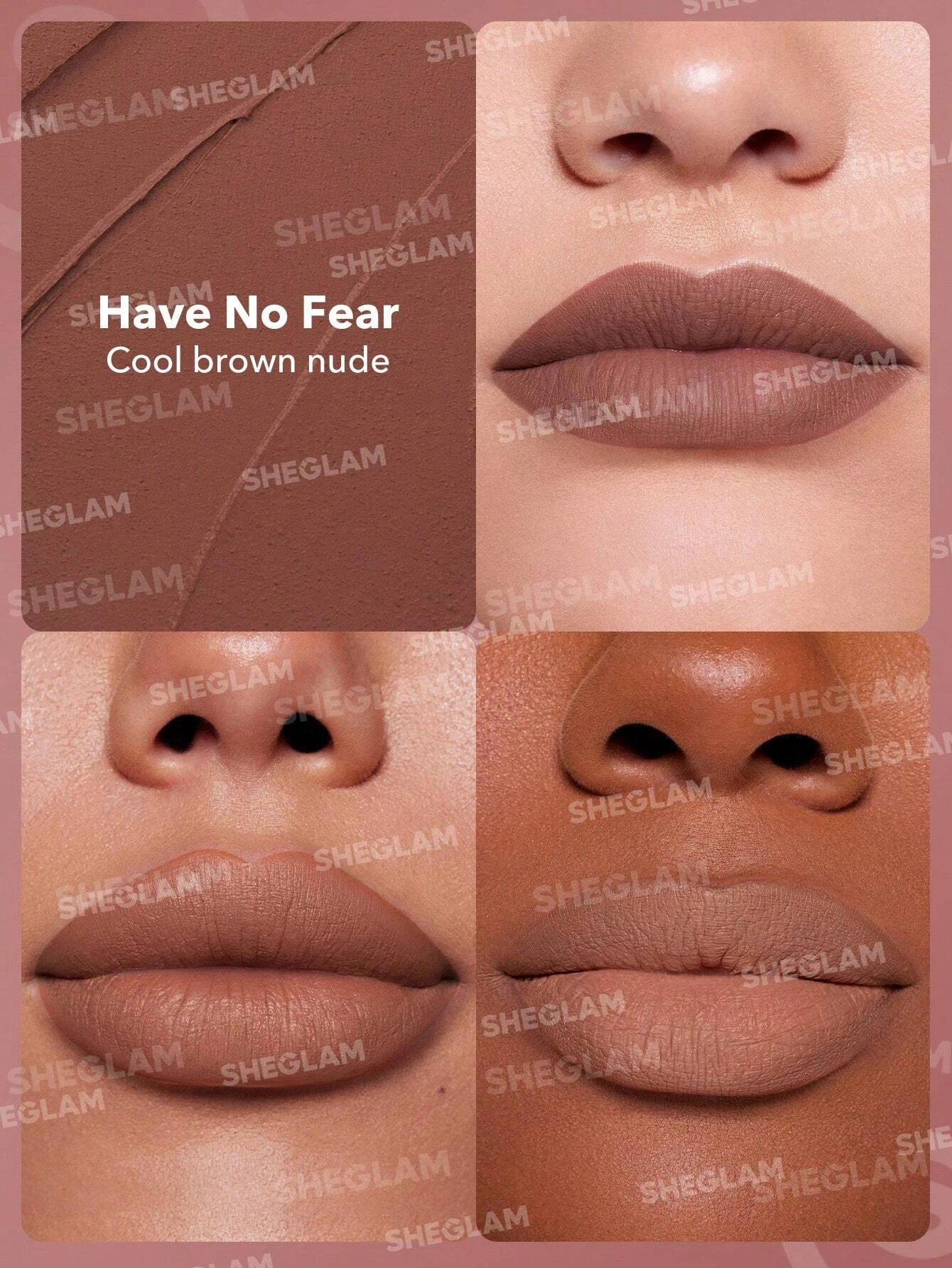 2 SHEGLAM Dynamatte Boom Long-lasting Matte Lipstick - Have No Fear, 2 of 7
